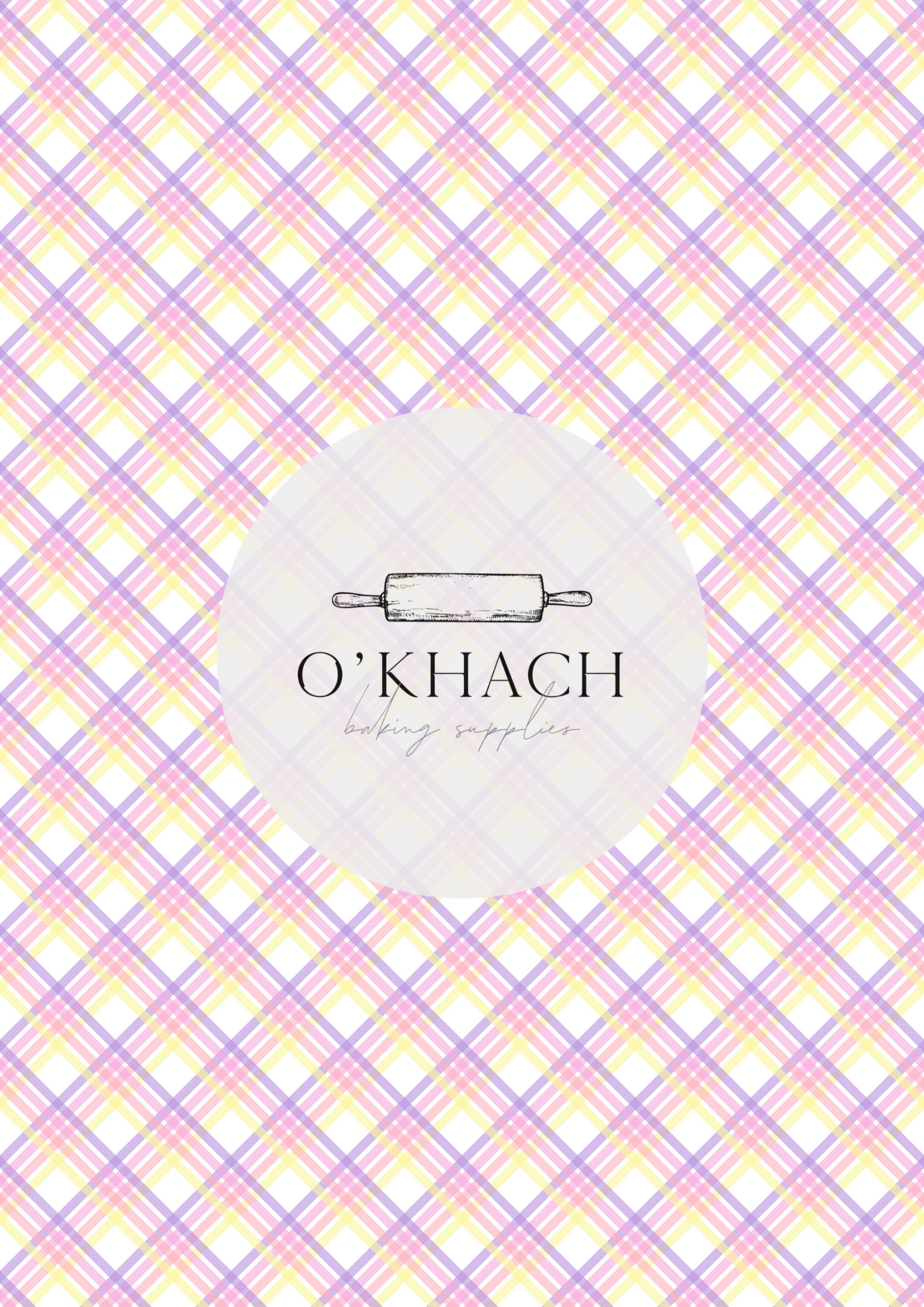 Easter Pattern No.102 - Edible Image - Premium Edible Image from O'Khach Baking Supplies - Just $16.99! Shop now at O'Khach Baking Supplies