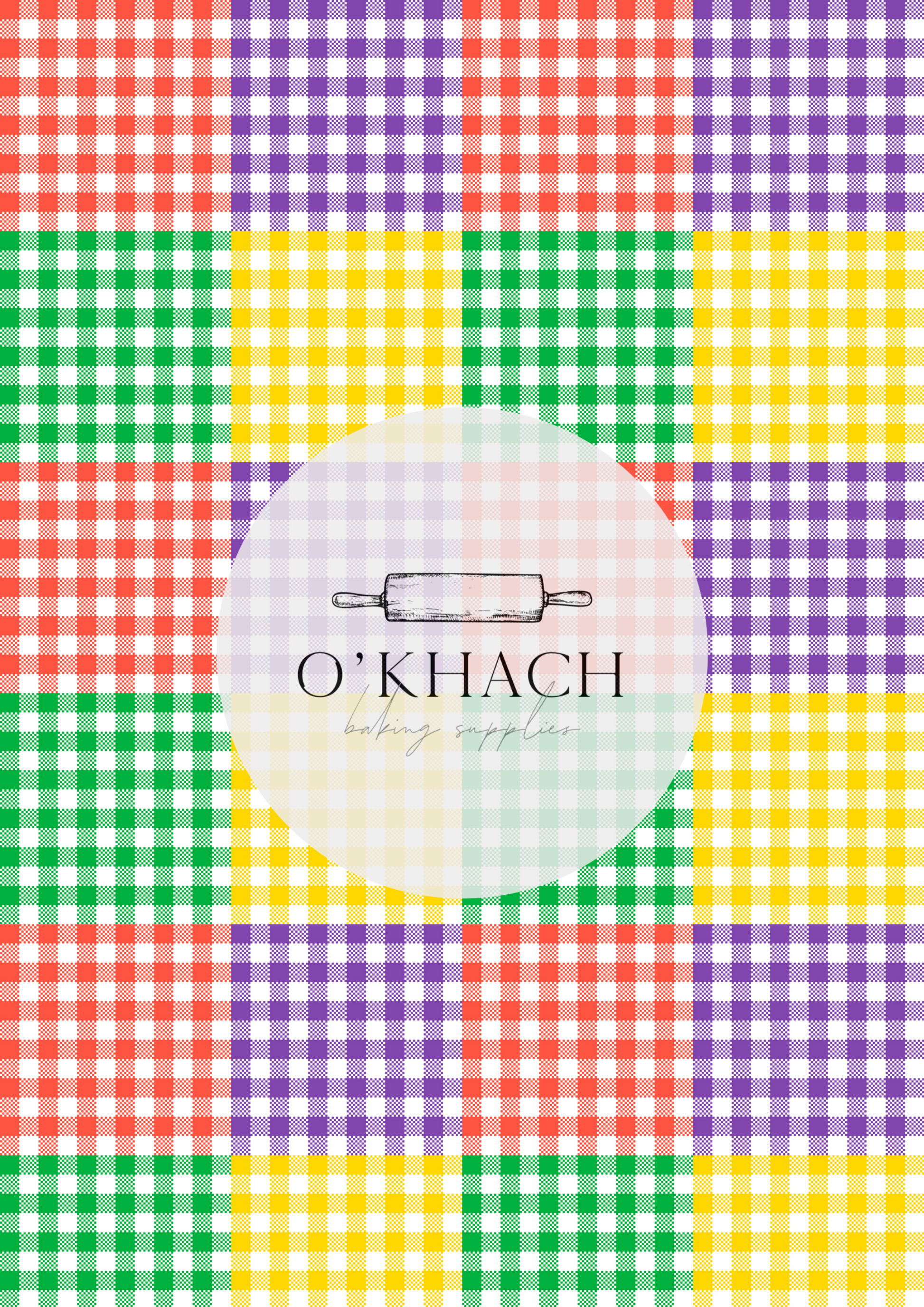 Easter Pattern No.113 - Edible Image - Premium Edible Image from O'Khach Baking Supplies - Just $16.99! Shop now at O'Khach Baking Supplies