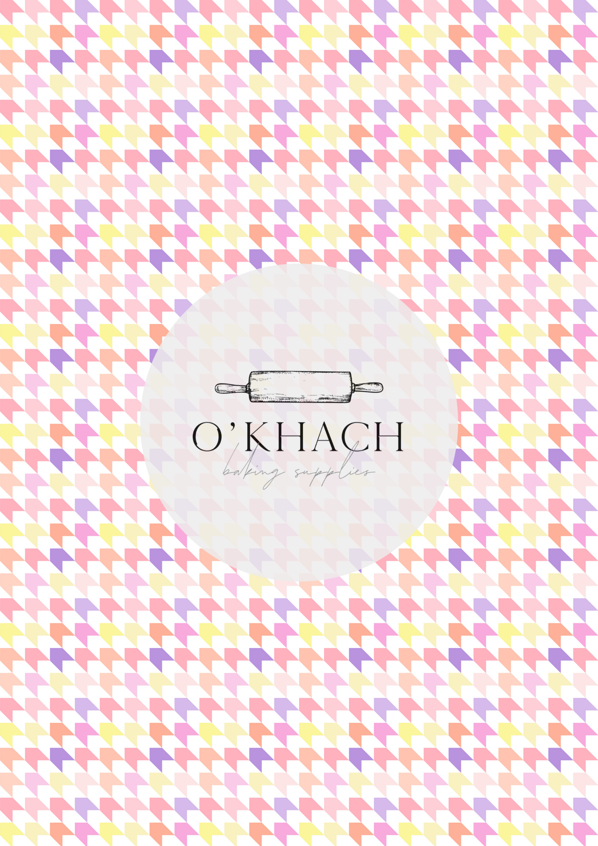 Easter Pattern No.132 - Edible Image - Premium Edible Image from O'Khach Baking Supplies - Just $16.99! Shop now at O'Khach Baking Supplies