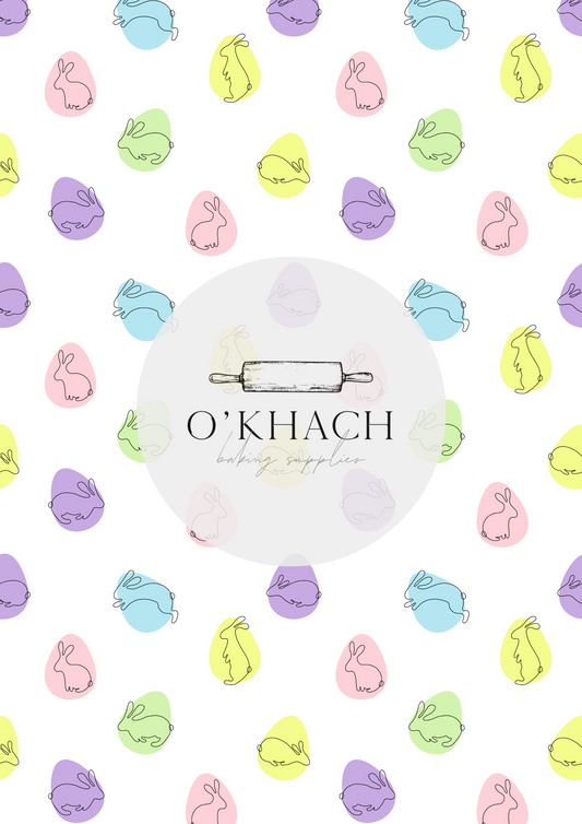 Easter Pattern No.18 - Edible Image - Premium Edible Image from O'Khach Baking Supplies - Just $16.99! Shop now at O'Khach Baking Supplies