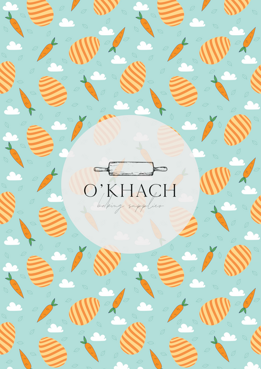 Easter Pattern No.21 - Edible Image - Premium Edible Image from O'Khach Baking Supplies - Just $16.99! Shop now at O'Khach Baking Supplies