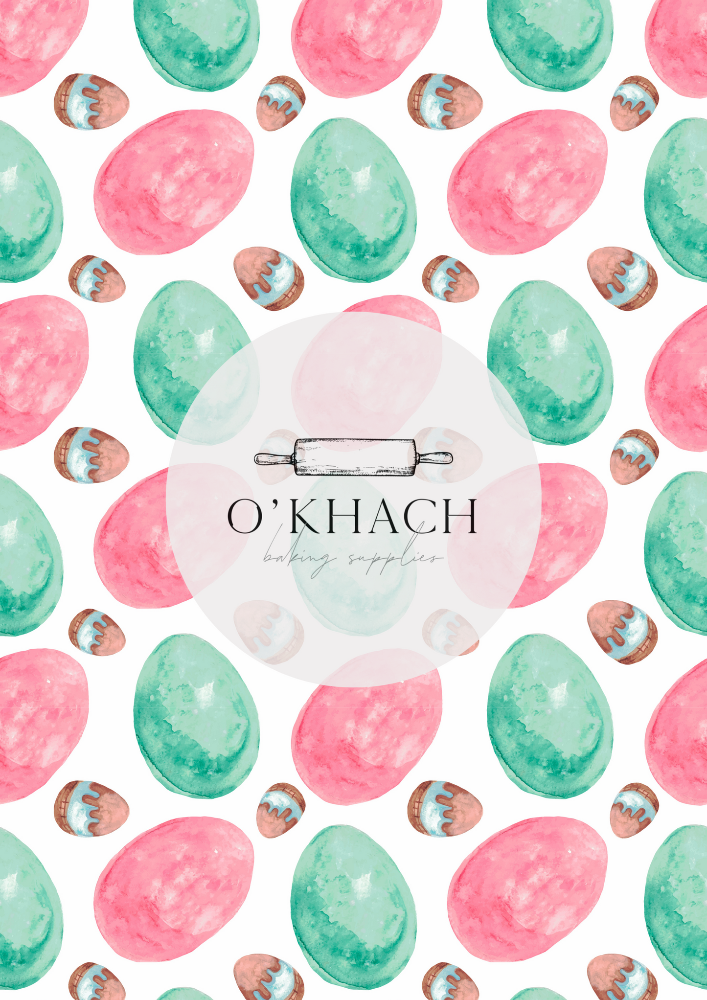 Easter Pattern No.24 - Edible Image - Premium Edible Image from O'Khach Baking Supplies - Just $16.99! Shop now at O'Khach Baking Supplies