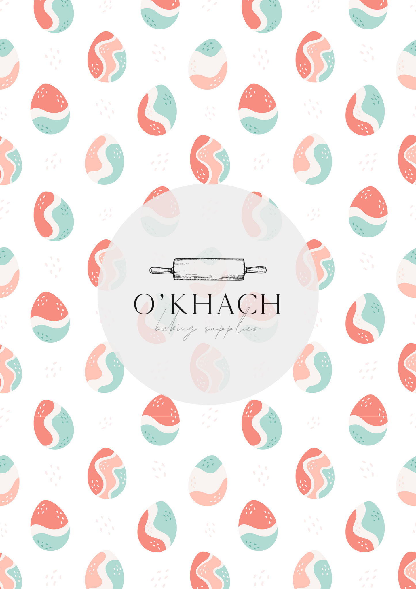 Easter Pattern No.39 - Edible Image - Premium Edible Image from O'Khach Baking Supplies - Just $16.99! Shop now at O'Khach Baking Supplies