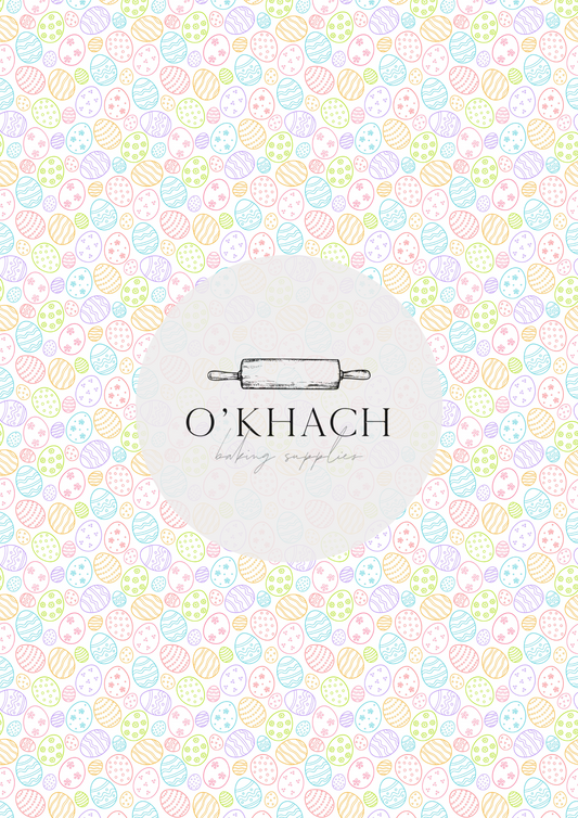 Easter Pattern No.4 - Edible Image - Premium Edible Image from O'Khach Baking Supplies - Just $16.99! Shop now at O'Khach Baking Supplies