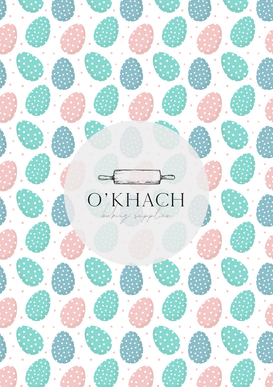 Easter Pattern No.44 - Edible Image - Premium Edible Image from O'Khach Baking Supplies - Just $16.99! Shop now at O'Khach Baking Supplies