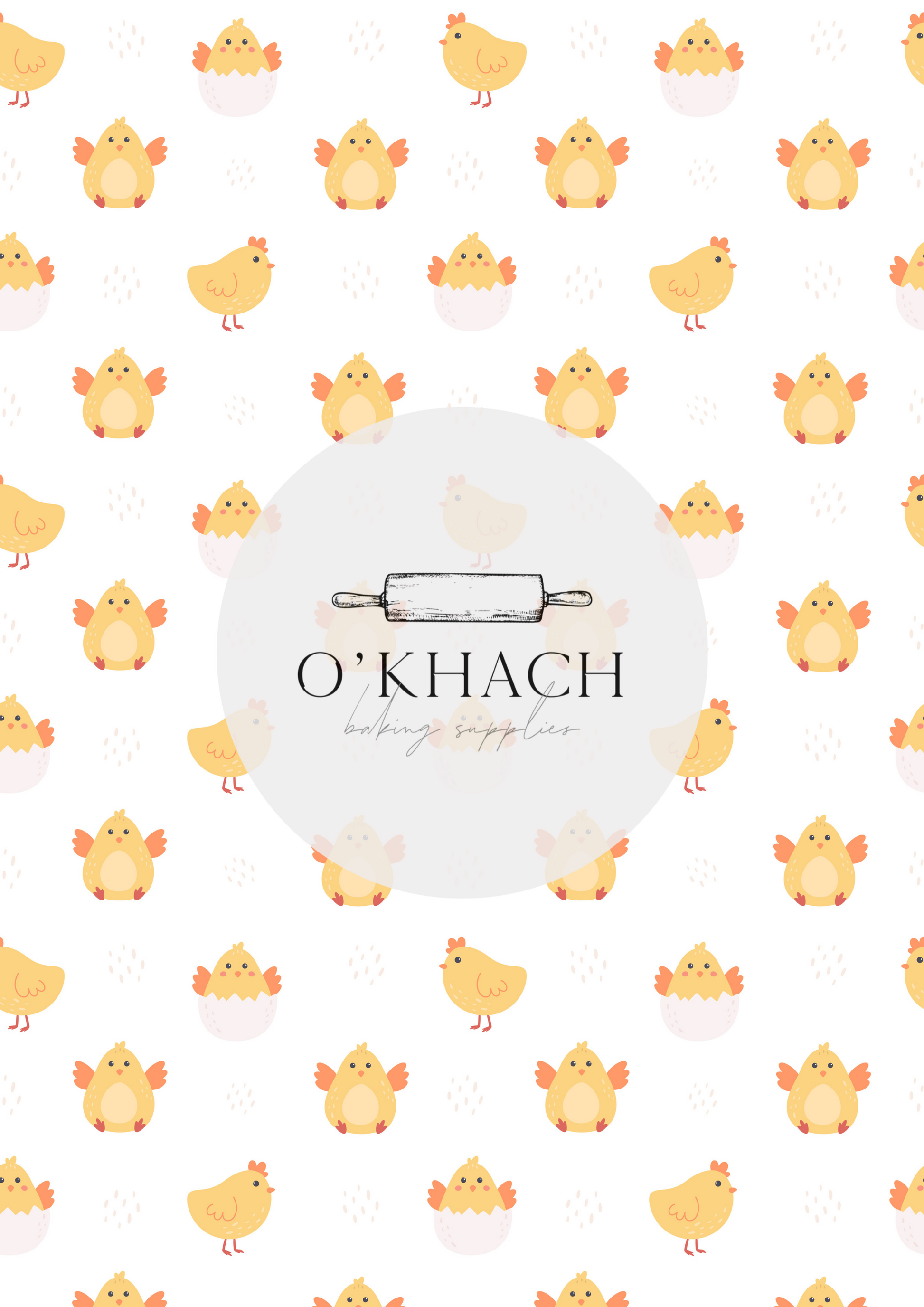 Easter Pattern No.45 - Edible Image - Premium Edible Image from O'Khach Baking Supplies - Just $16.99! Shop now at O'Khach Baking Supplies