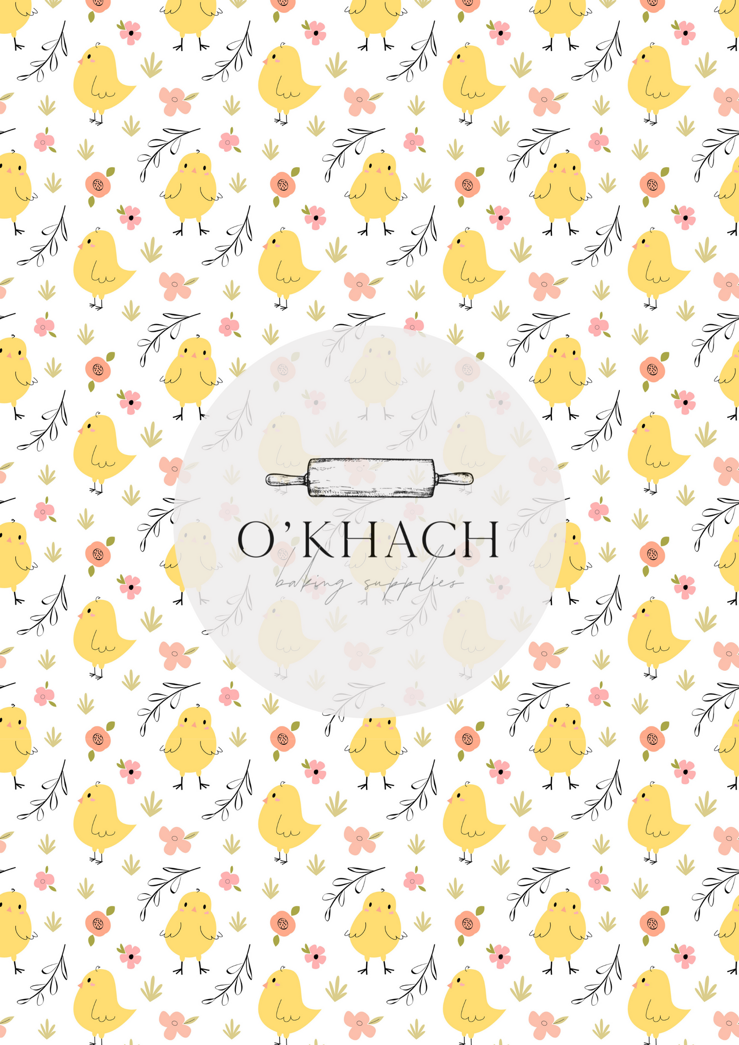 Easter Pattern No.53 - Edible Image - Premium Edible Image from O'Khach Baking Supplies - Just $16.99! Shop now at O'Khach Baking Supplies