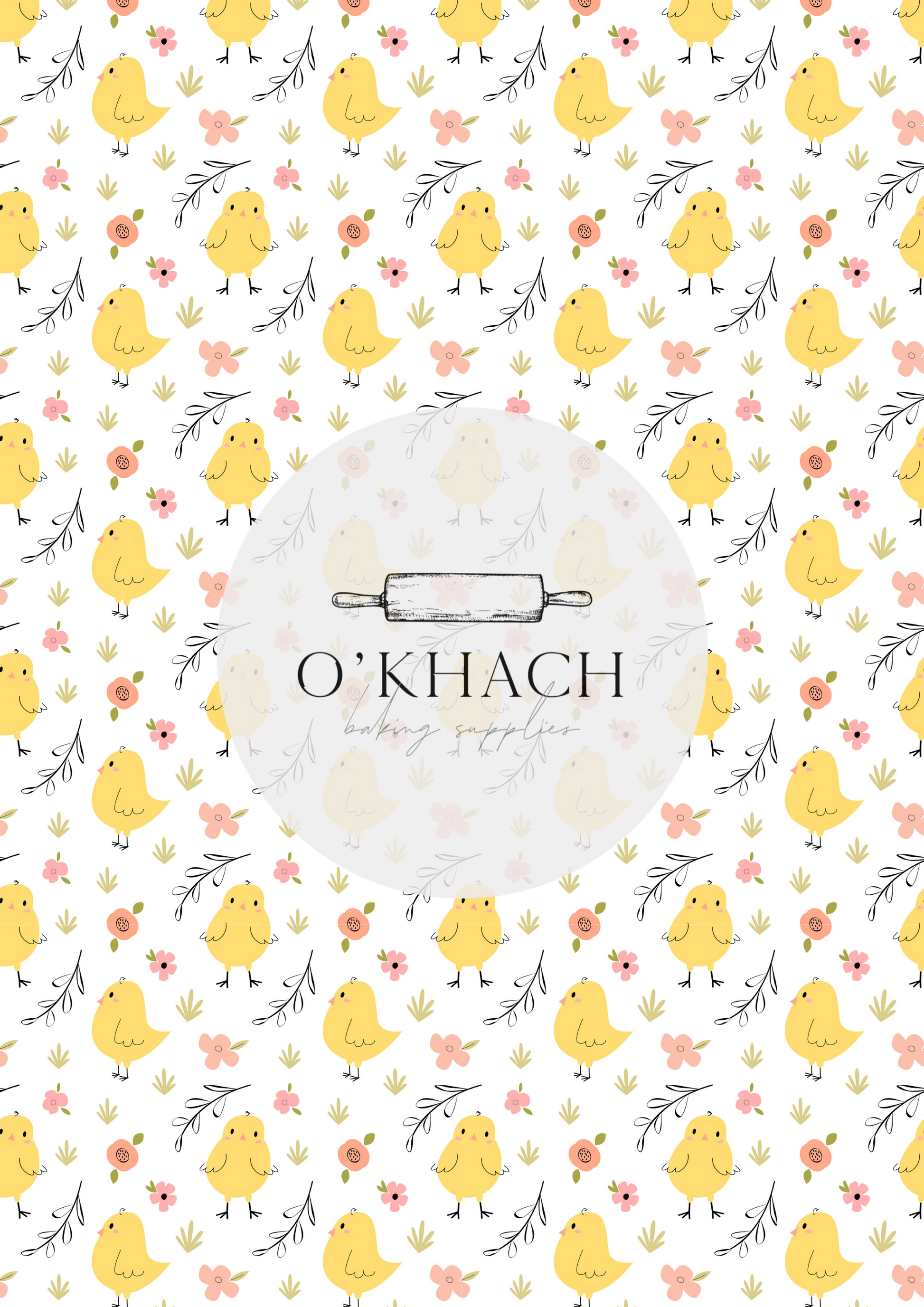 Easter Pattern No.53 - Edible Image - Premium Edible Image from O'Khach Baking Supplies - Just $16.99! Shop now at O'Khach Baking Supplies