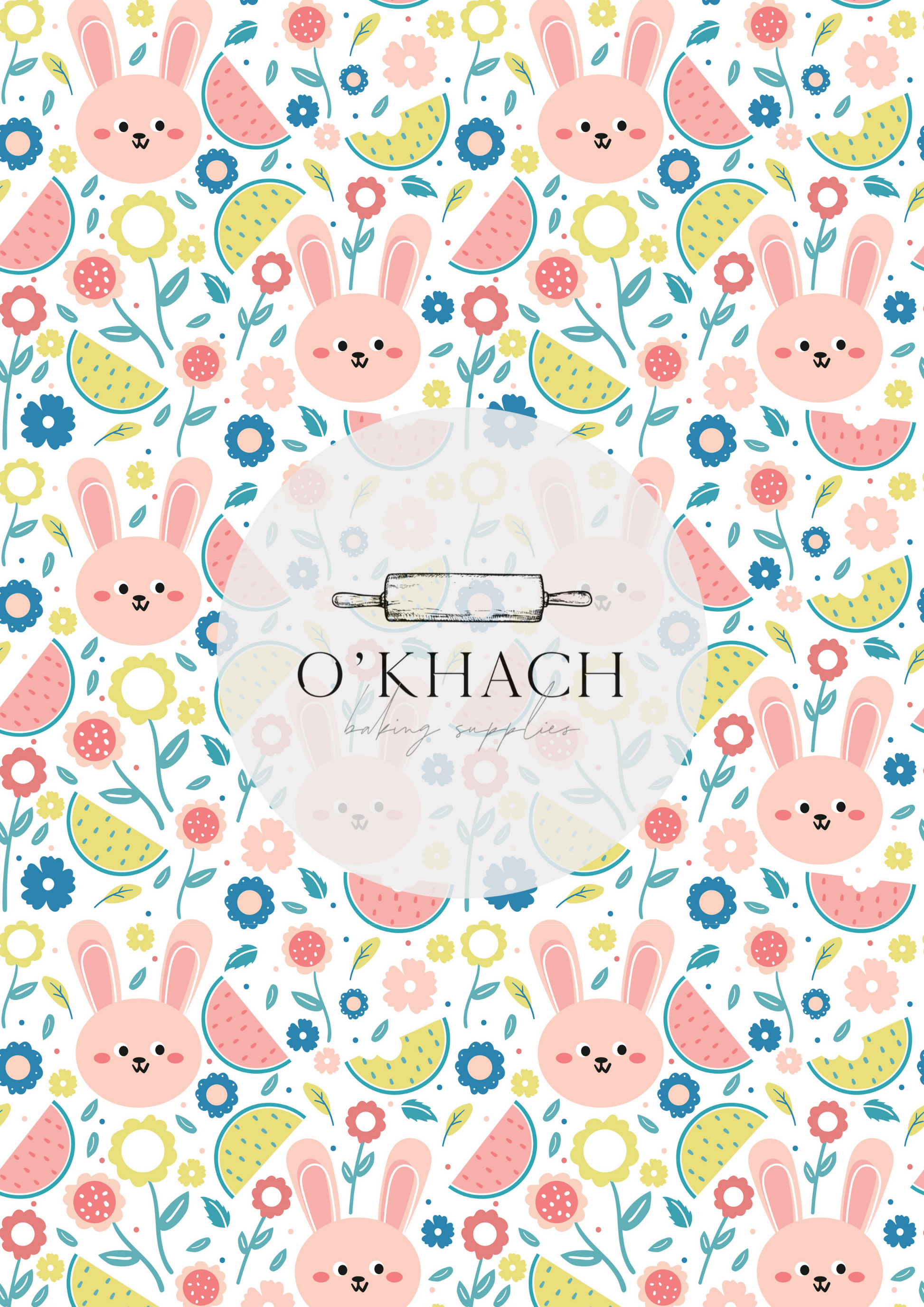 Easter Pattern No.56 - Edible Image - Premium Edible Image from O'Khach Baking Supplies - Just $16.99! Shop now at O'Khach Baking Supplies