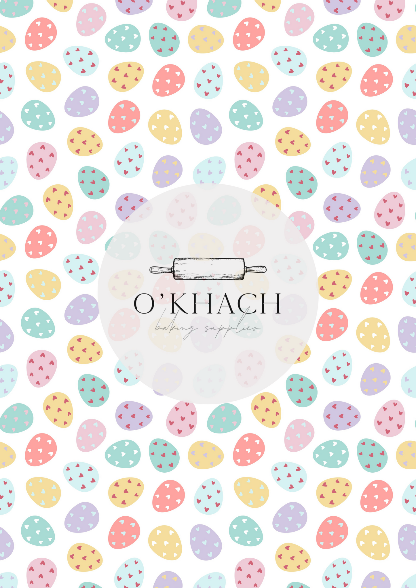 Easter Pattern No.59 - Edible Image - Premium Edible Image from O'Khach Baking Supplies - Just $16.99! Shop now at O'Khach Baking Supplies