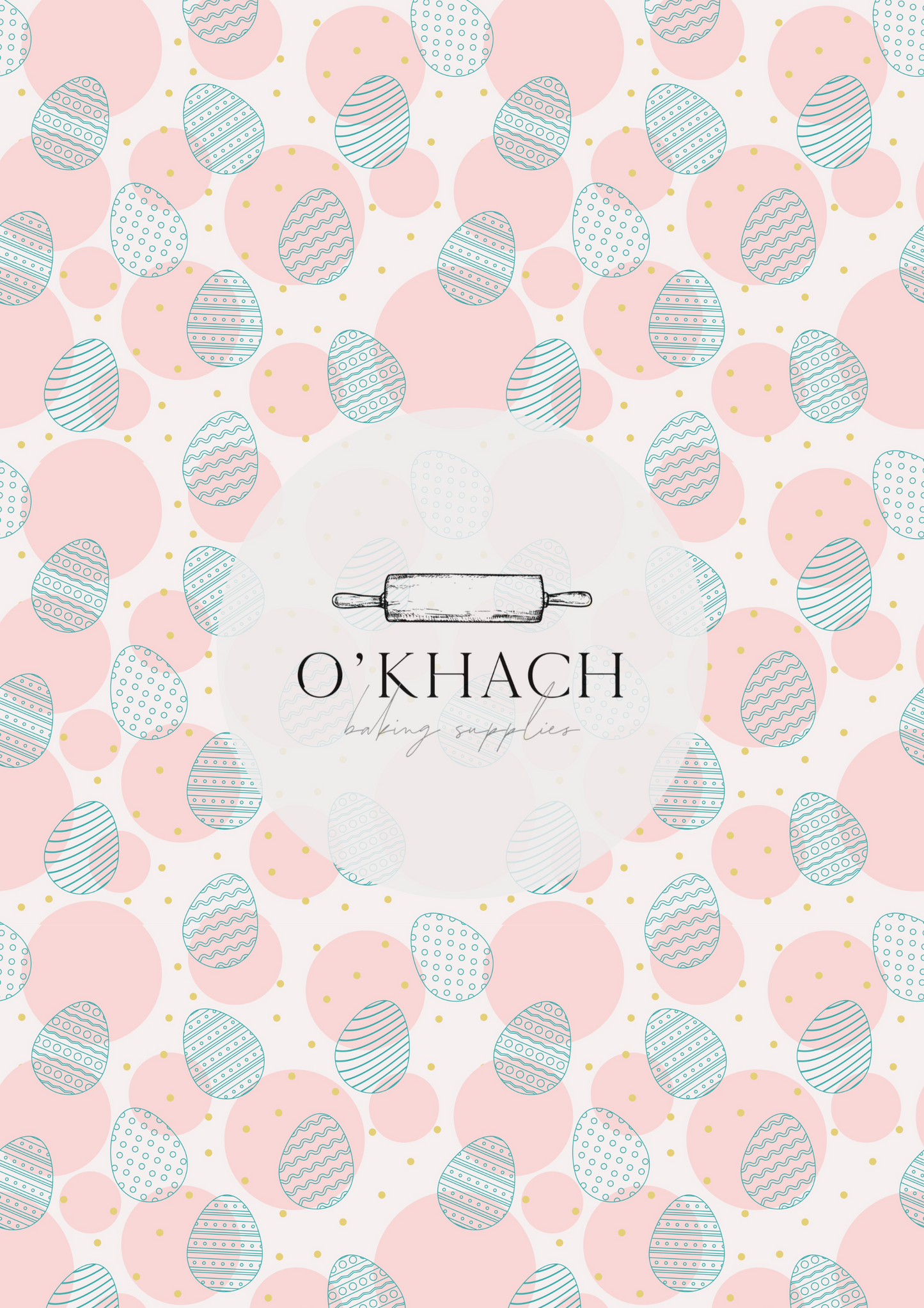 Easter Pattern No.61 - Edible Image - Premium Edible Image from O'Khach Baking Supplies - Just $16.99! Shop now at O'Khach Baking Supplies