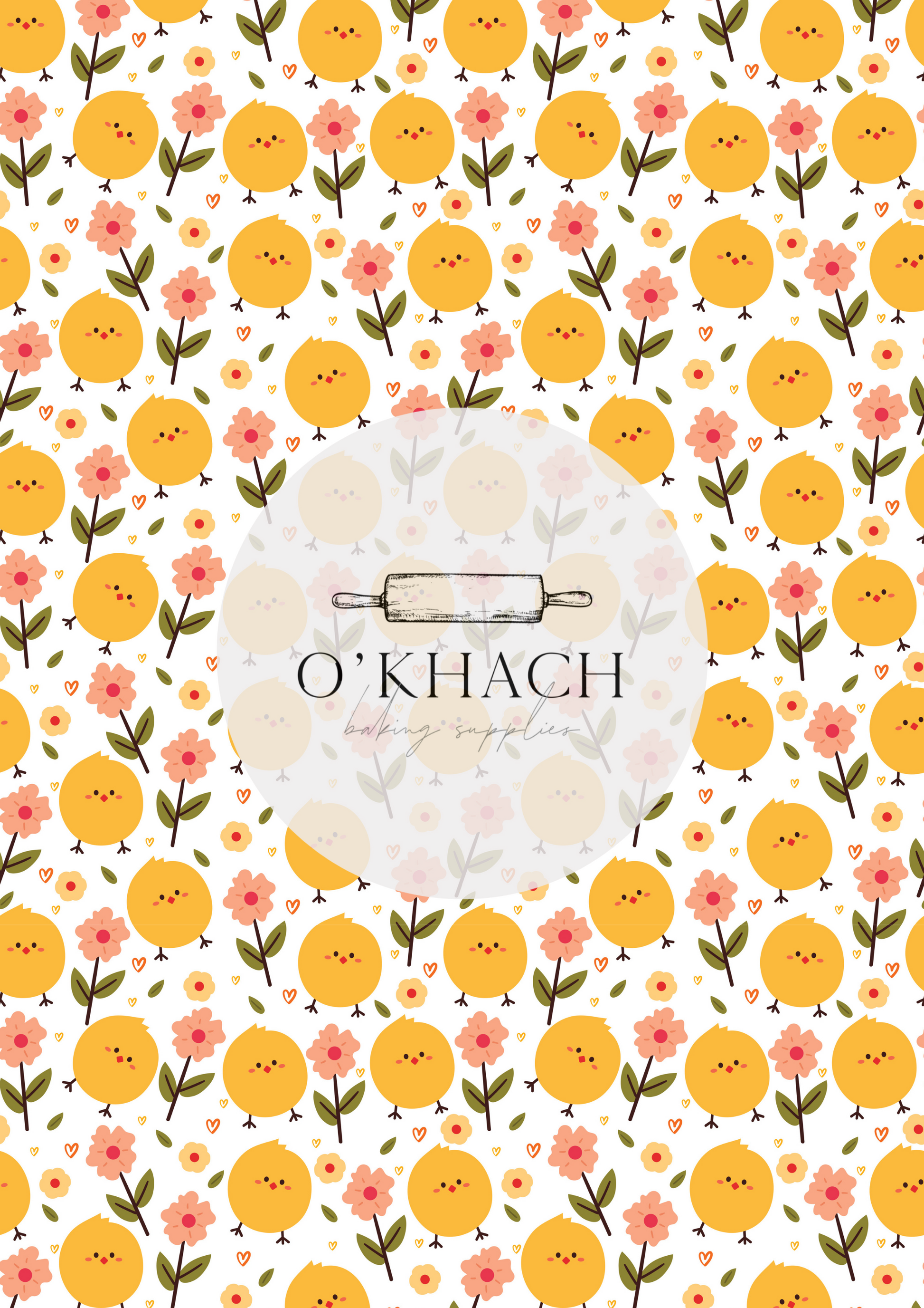 Easter Pattern No.66 - Edible Image - Premium Edible Image from O'Khach Baking Supplies - Just $16.99! Shop now at O'Khach Baking Supplies