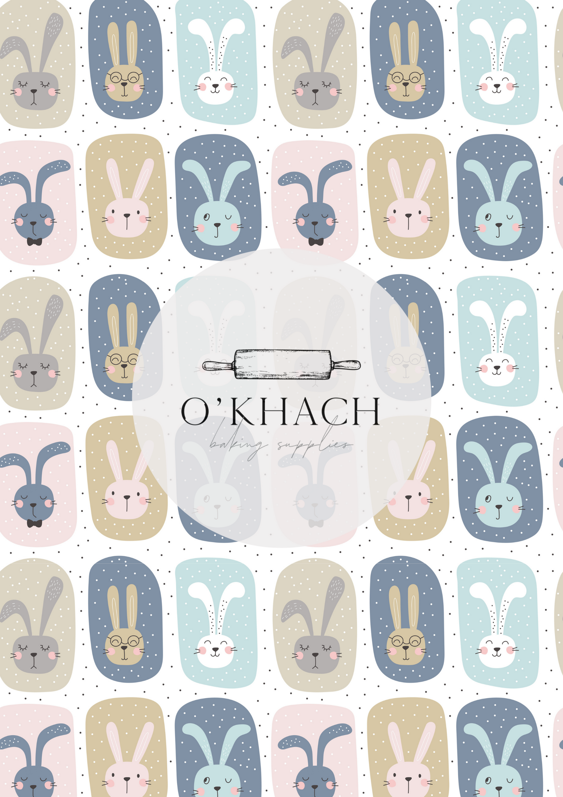 Easter Pattern No.67 - Edible Image - Premium Edible Image from O'Khach Baking Supplies - Just $16.99! Shop now at O'Khach Baking Supplies