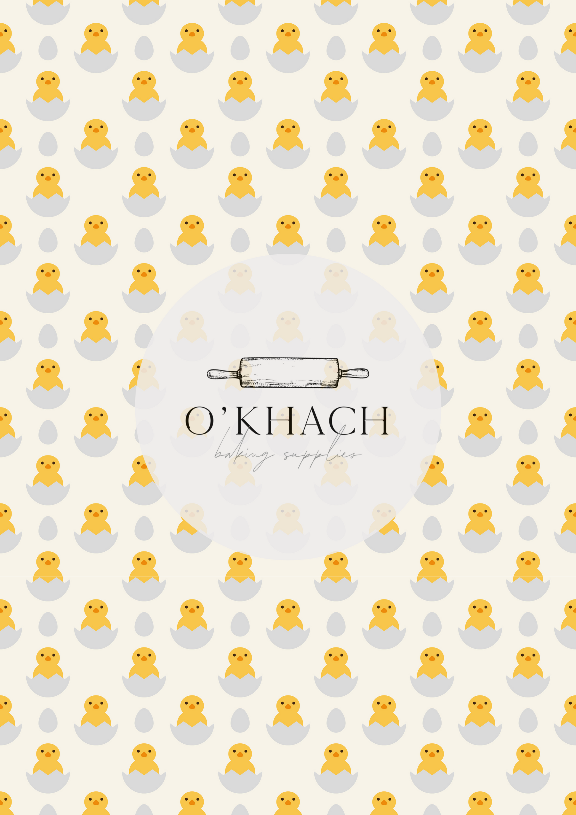 Easter Pattern No.68 - Edible Image - Premium Edible Image from O'Khach Baking Supplies - Just $16.99! Shop now at O'Khach Baking Supplies