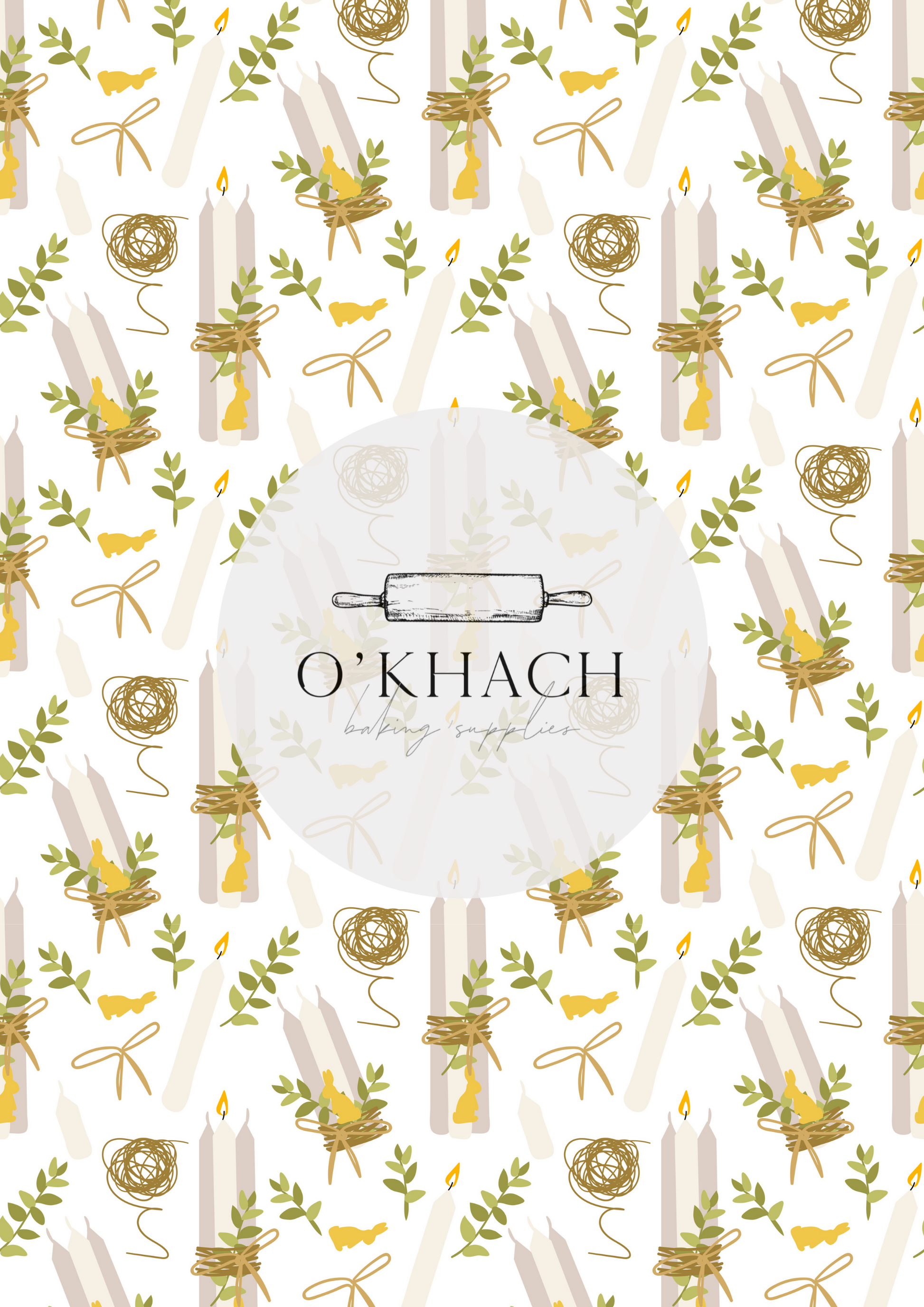 Easter Pattern No.69 - Edible Image - Premium Edible Image from O'Khach Baking Supplies - Just $16.99! Shop now at O'Khach Baking Supplies