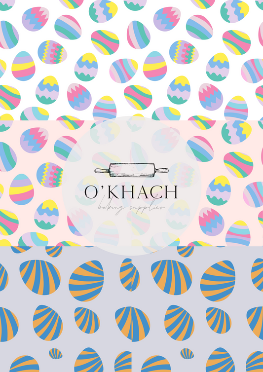 Easter Pattern No.86 - Edible Image - Premium Edible Image from O'Khach Baking Supplies - Just $16.99! Shop now at O'Khach Baking Supplies