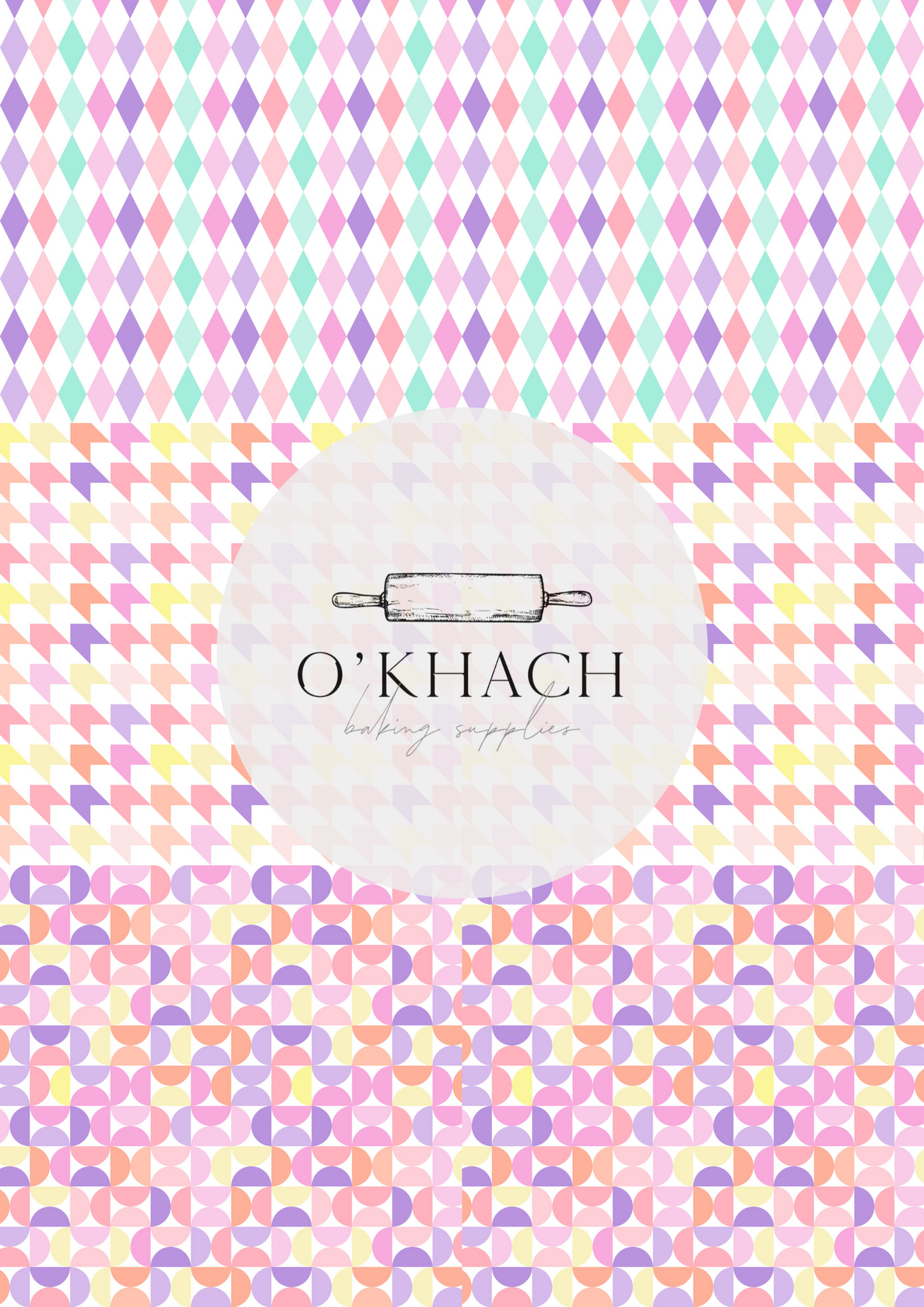 Easter Pattern No.87 - Edible Image - Premium Edible Image from O'Khach Baking Supplies - Just $16.99! Shop now at O'Khach Baking Supplies