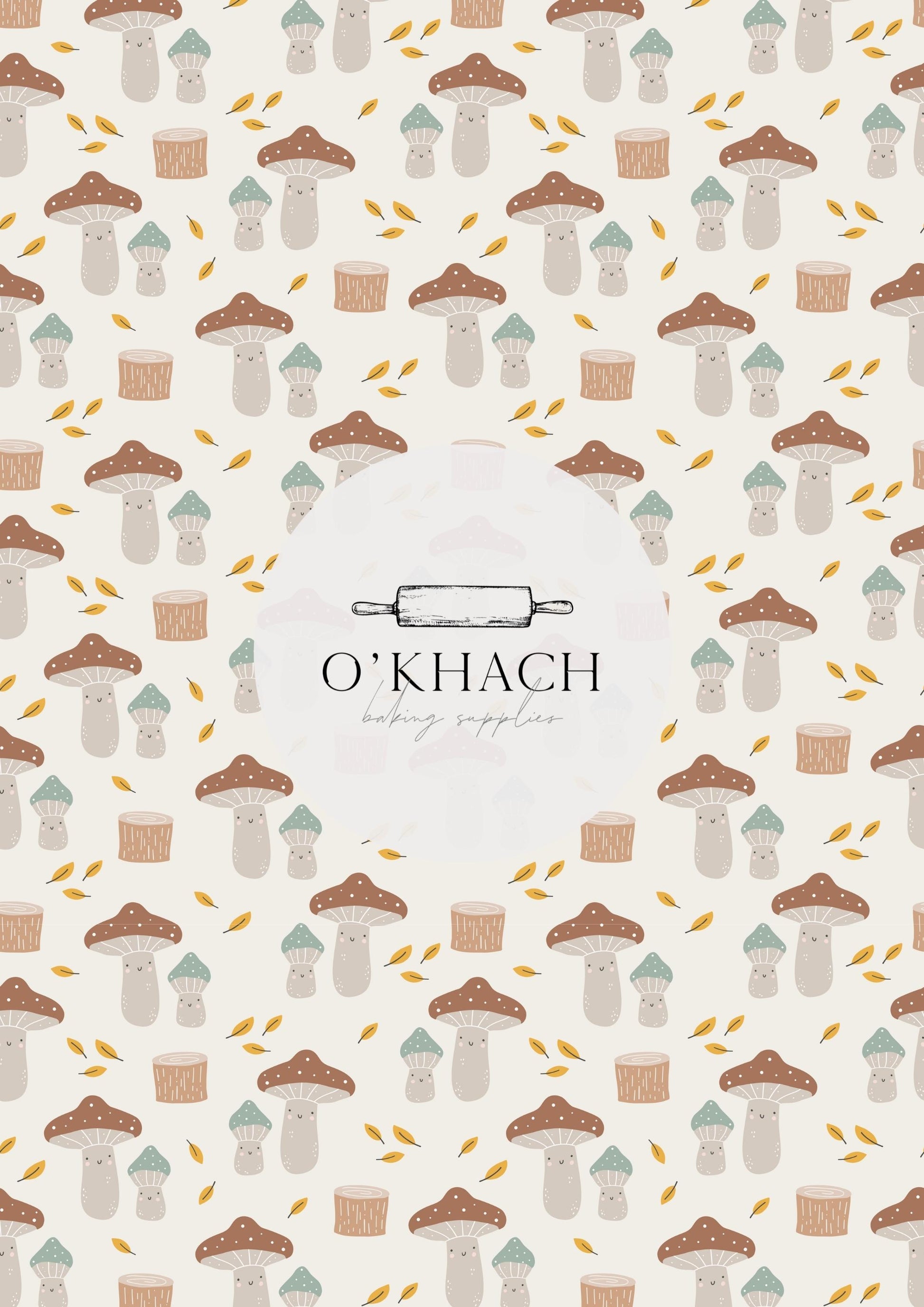 In The Woods Pattern No.11 - Edible Image - Premium Edible Image from O'Khach Baking Supplies - Just $16.99! Shop now at O'Khach Baking Supplies