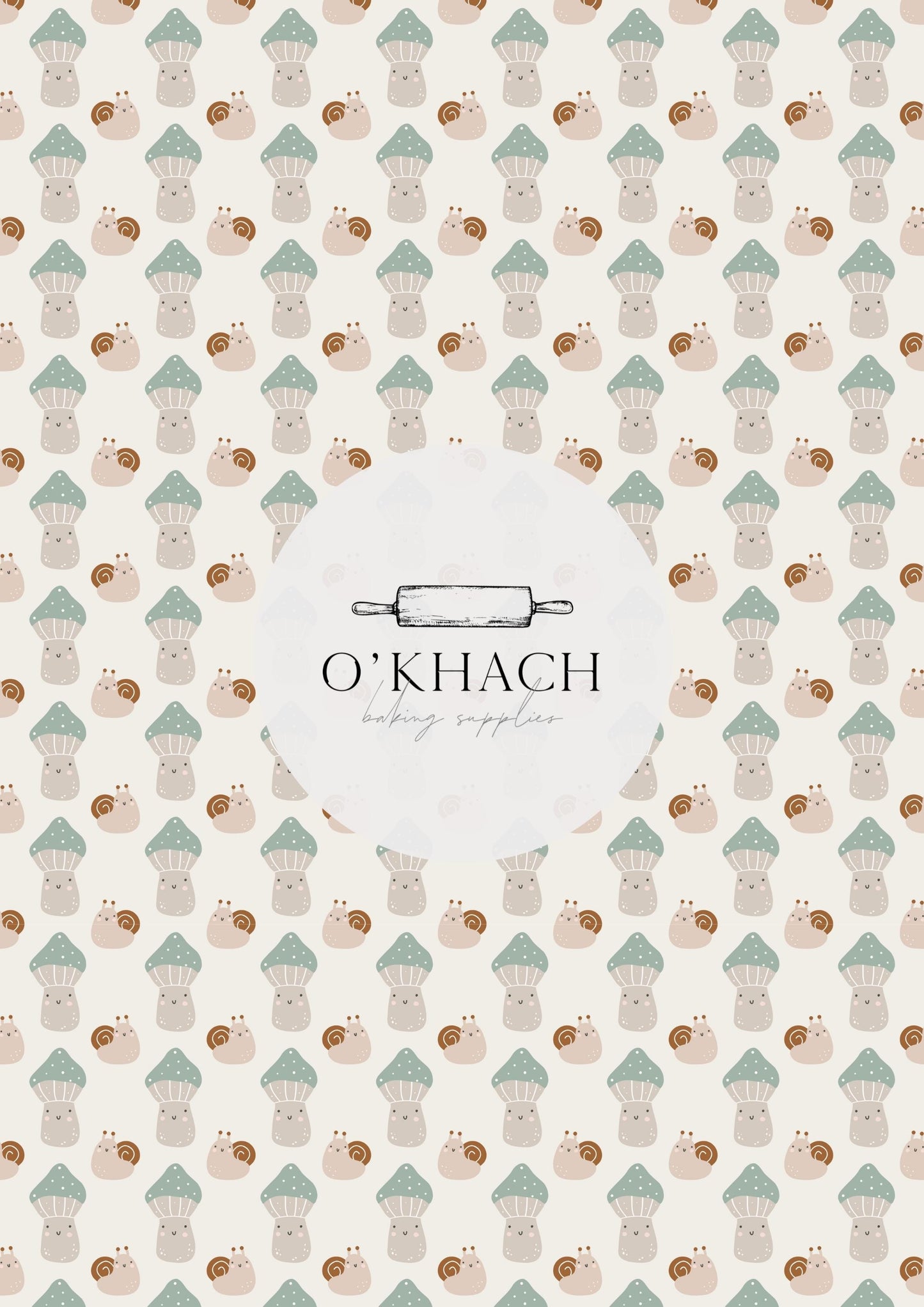 In The Woods Pattern No.12 - Edible Image - Premium Edible Image from O'Khach Baking Supplies - Just $16.99! Shop now at O'Khach Baking Supplies