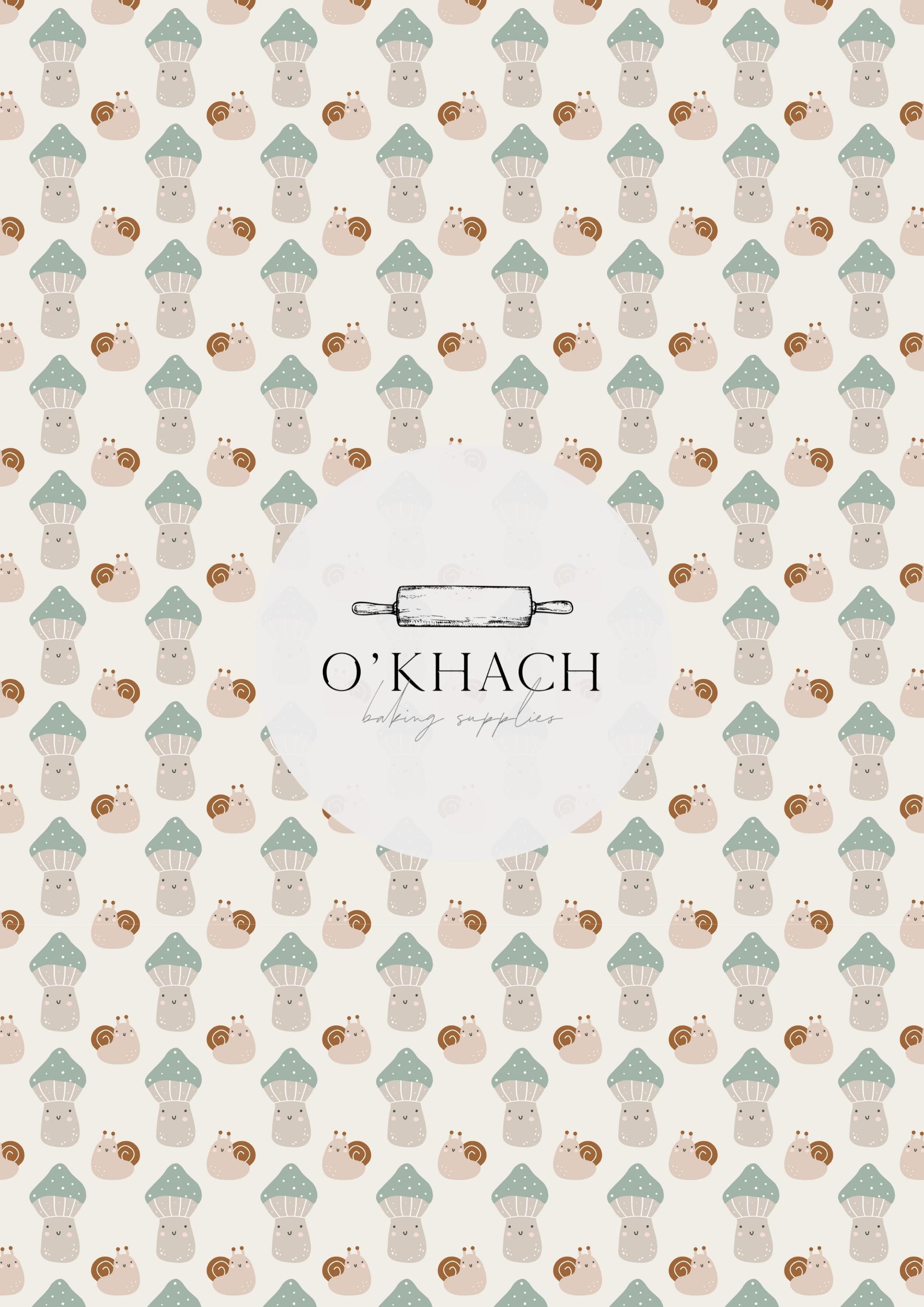 In The Woods Pattern No.12 - Edible Image - Premium Edible Image from O'Khach Baking Supplies - Just $16.99! Shop now at O'Khach Baking Supplies