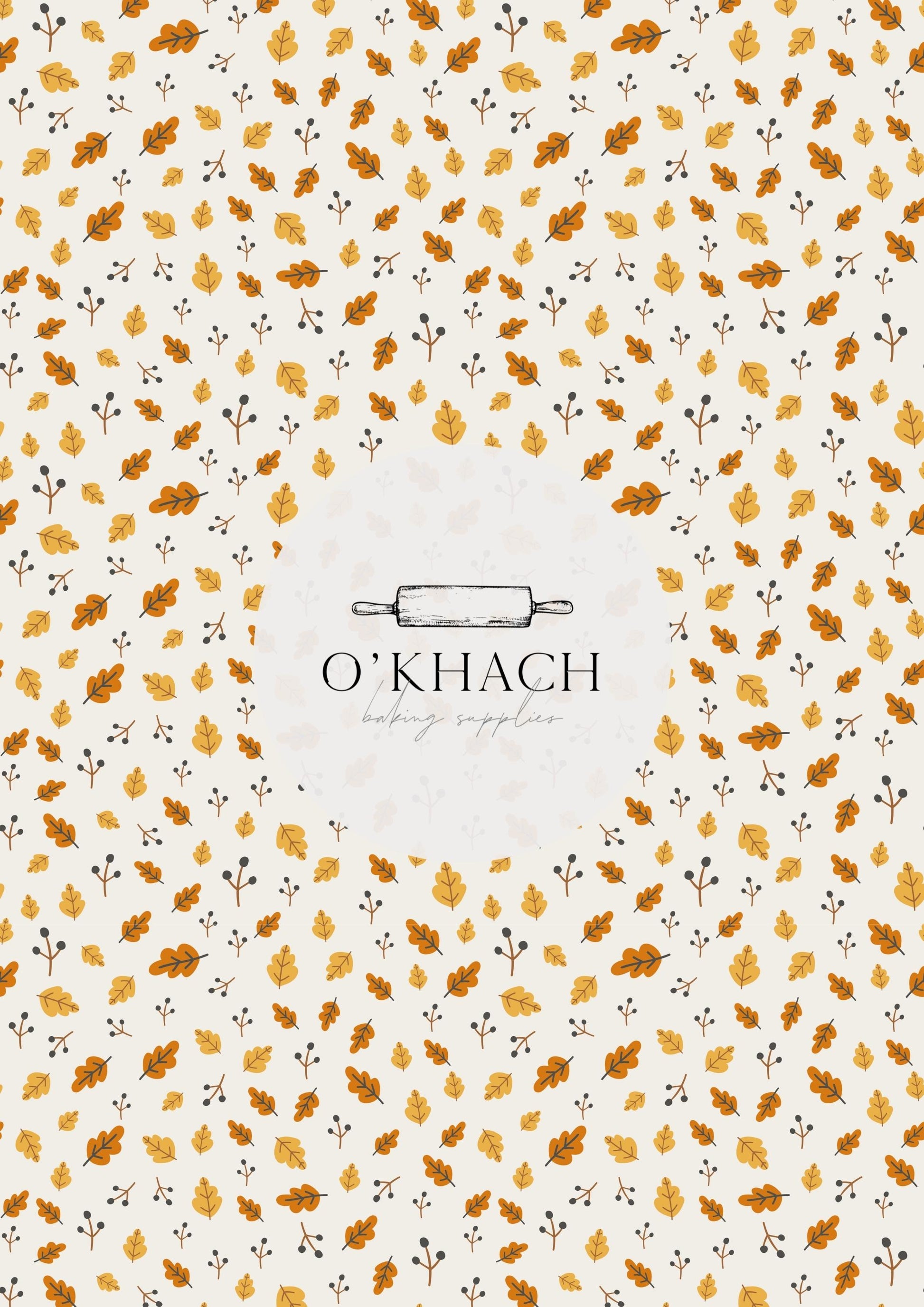 In The Woods Pattern No.19 - Edible Image - Premium Edible Image from O'Khach Baking Supplies - Just $16.99! Shop now at O'Khach Baking Supplies