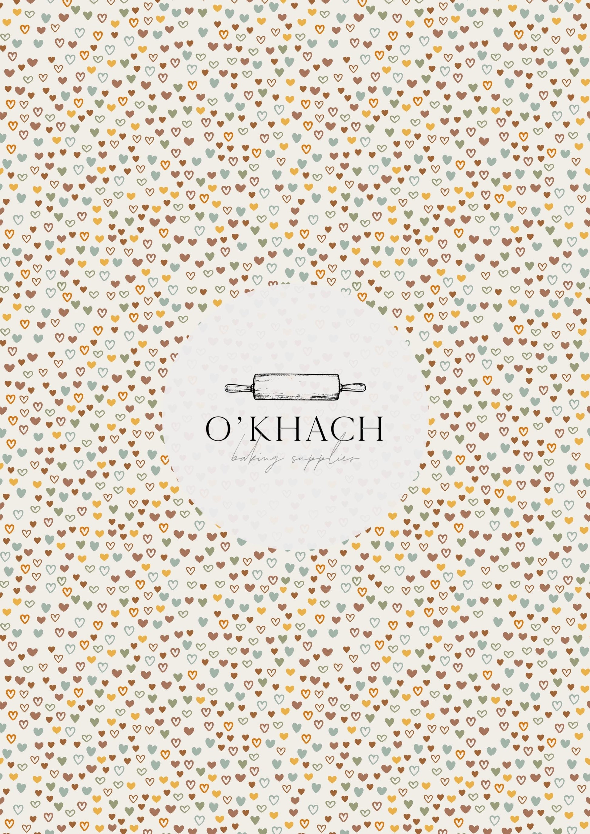 In The Woods Pattern No.20 - Edible Image - Premium Edible Image from O'Khach Baking Supplies - Just $16.99! Shop now at O'Khach Baking Supplies