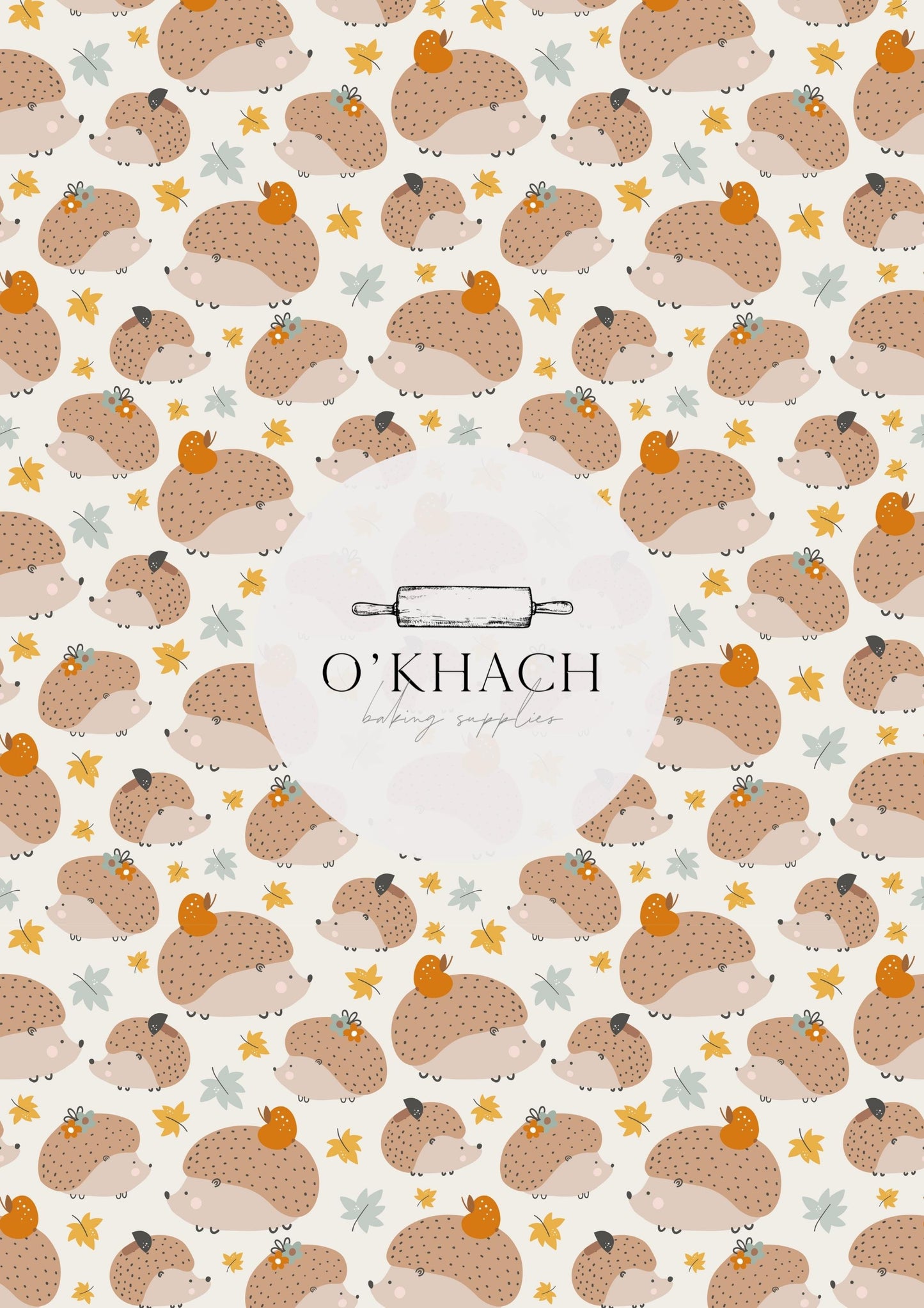 In The Woods Pattern No.7 - Edible Image - Premium Edible Image from O'Khach Baking Supplies - Just $16.99! Shop now at O'Khach Baking Supplies