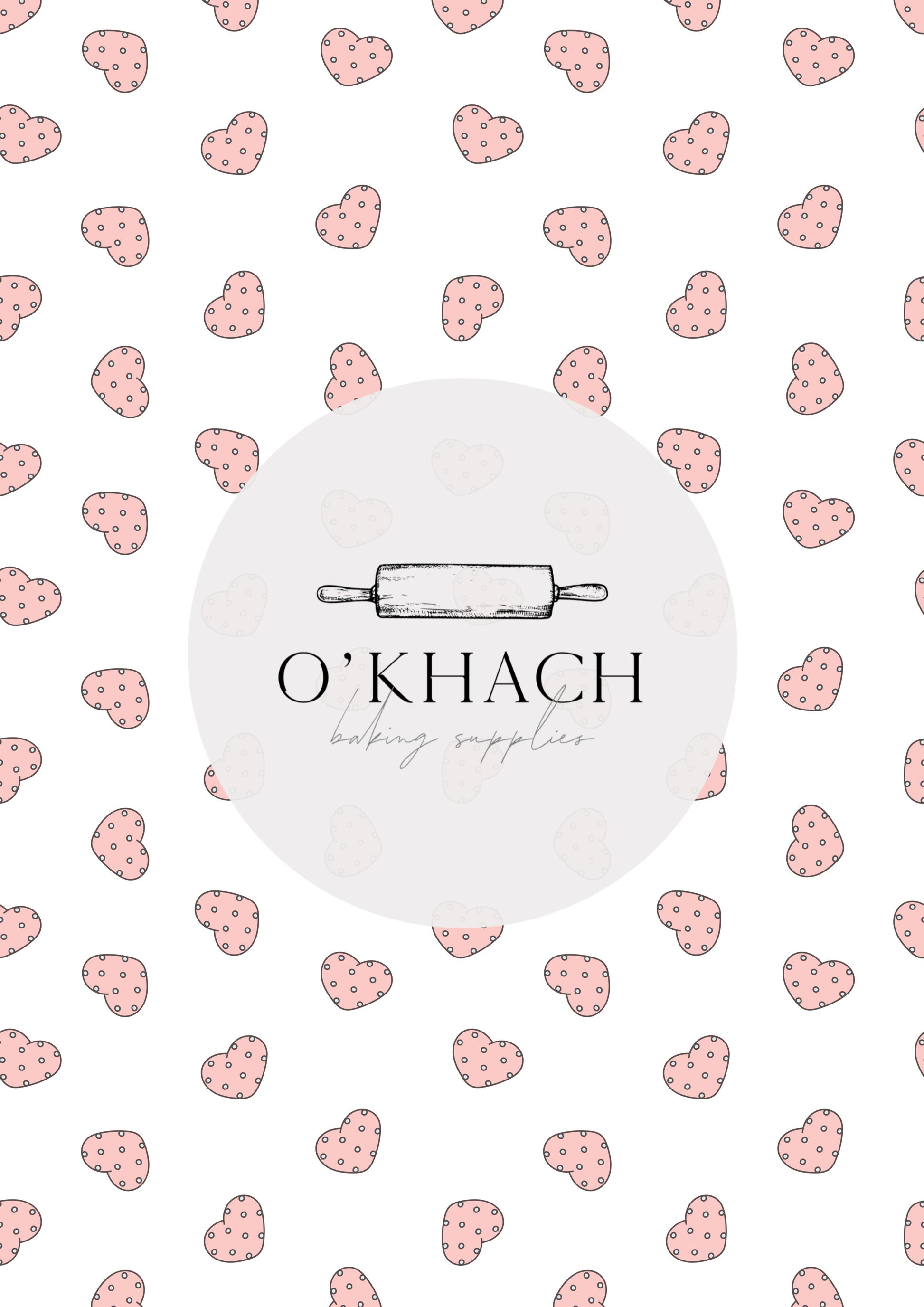 Love Details Pattern No.104 - Edible Image - Premium Edible Image from O'Khach Baking Supplies - Just $16.99! Shop now at O'Khach Baking Supplies