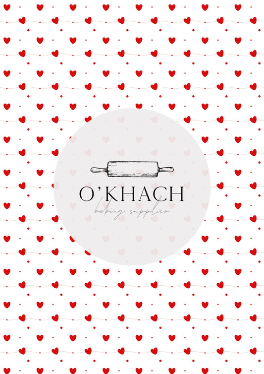 Love Details Pattern No.105 - Edible Image - Premium Edible Image from O'Khach Baking Supplies - Just $16.99! Shop now at O'Khach Baking Supplies