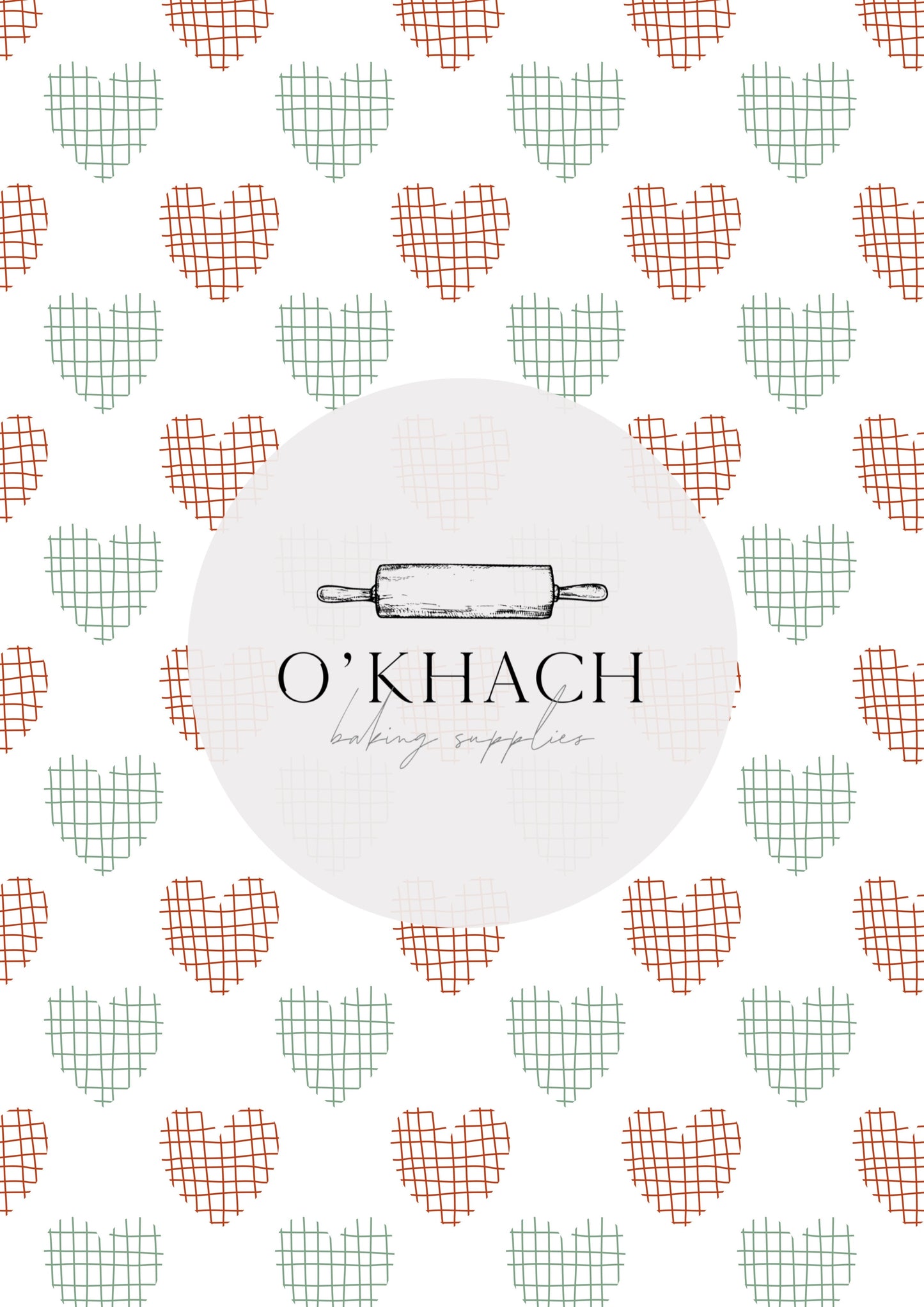 Love Details Pattern No.108 - Edible Image - Premium Edible Image from O'Khach Baking Supplies - Just $16.99! Shop now at O'Khach Baking Supplies