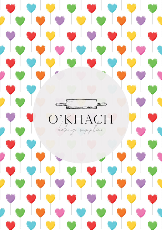 Love Details Pattern No.111 - Edible Image - Premium Edible Image from O'Khach Baking Supplies - Just $16.99! Shop now at O'Khach Baking Supplies