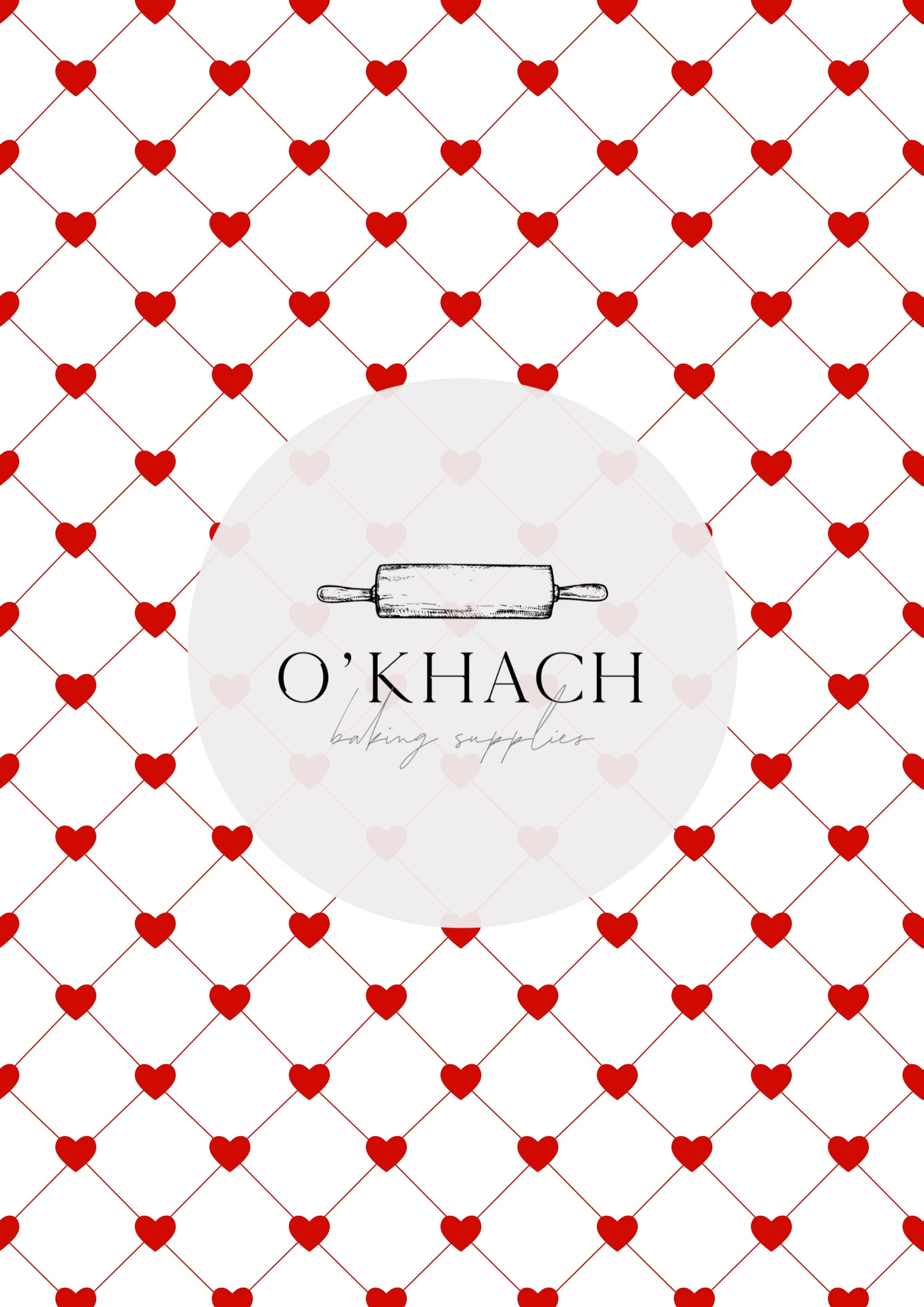 Love Details Pattern No.112 - Edible Image - Premium Edible Image from O'Khach Baking Supplies - Just $16.99! Shop now at O'Khach Baking Supplies