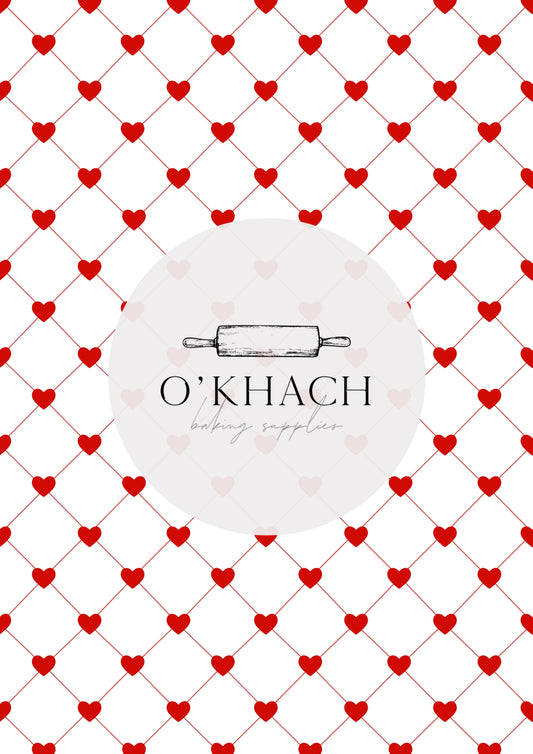 Love Details Pattern No.112 - Edible Image - Premium Edible Image from O'Khach Baking Supplies - Just $16.99! Shop now at O'Khach Baking Supplies