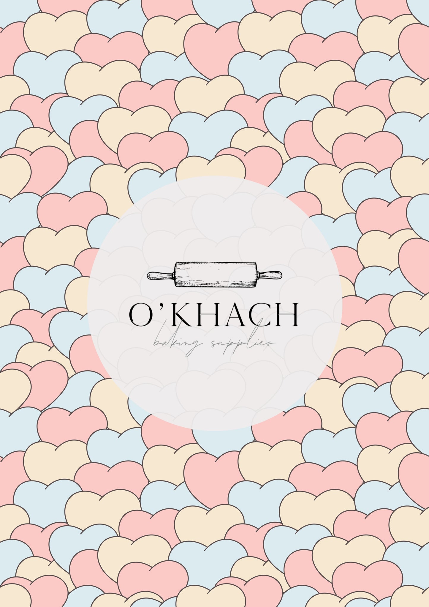 Love Details Pattern No.113 - Edible Image - Premium Edible Image from O'Khach Baking Supplies - Just $16.99! Shop now at O'Khach Baking Supplies