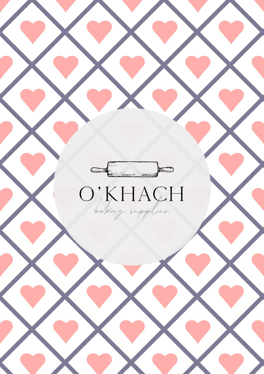 Love Details Pattern No.116 - Edible Image - Premium Edible Image from O'Khach Baking Supplies - Just $16.99! Shop now at O'Khach Baking Supplies