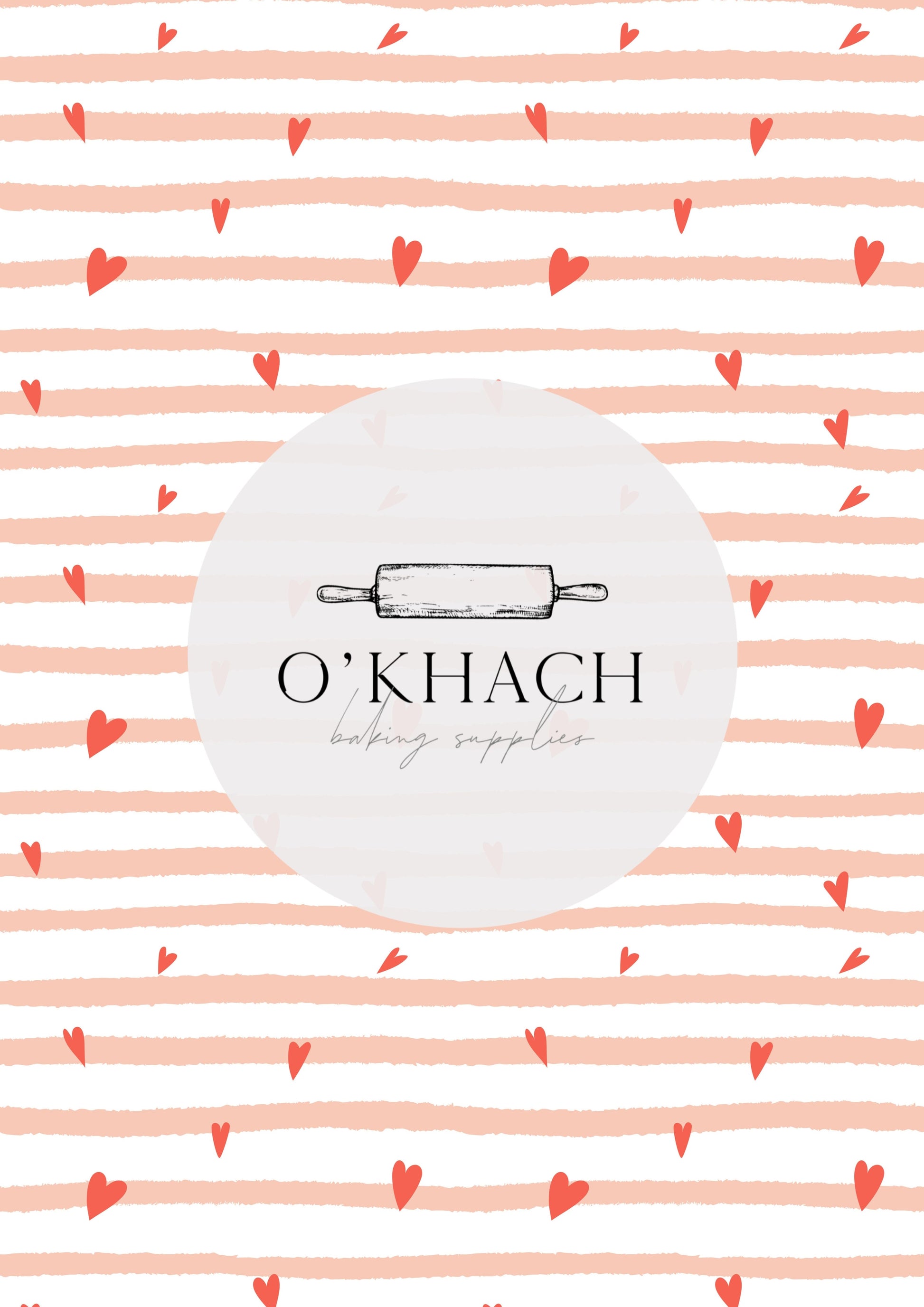 Love Details Pattern No.119 - Edible Image - Premium Edible Image from O'Khach Baking Supplies - Just $16.99! Shop now at O'Khach Baking Supplies