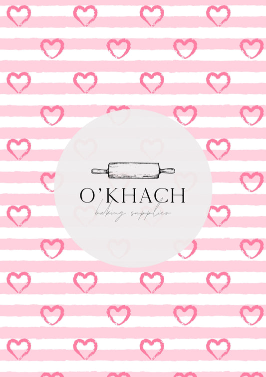 Love Details Pattern No.125 - Edible Image - Premium Edible Image from O'Khach Baking Supplies - Just $16.99! Shop now at O'Khach Baking Supplies