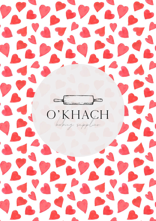 Love Details Pattern No.127 - Edible Image - Premium Edible Image from O'Khach Baking Supplies - Just $16.99! Shop now at O'Khach Baking Supplies