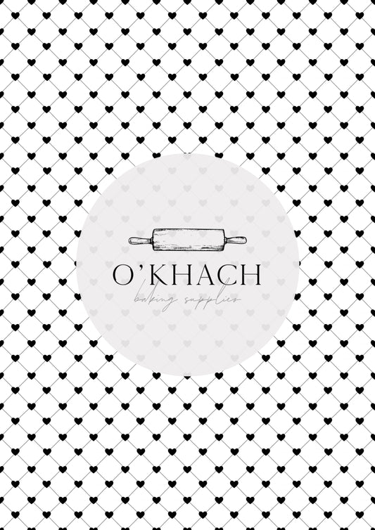 Love Details Pattern No.131 - Edible Image - Premium Edible Image from O'Khach Baking Supplies - Just $16.99! Shop now at O'Khach Baking Supplies