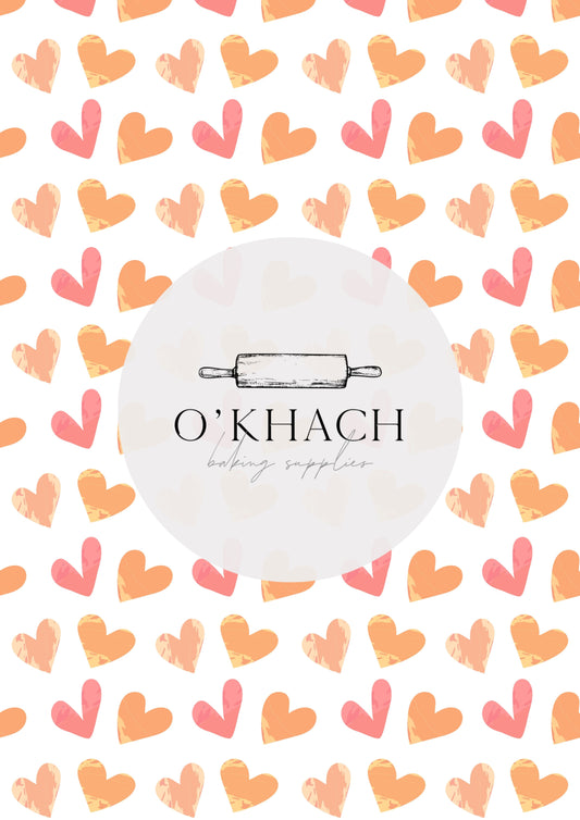 Love Details Pattern No.135 - Edible Image - Premium Edible Image from O'Khach Baking Supplies - Just $16.99! Shop now at O'Khach Baking Supplies