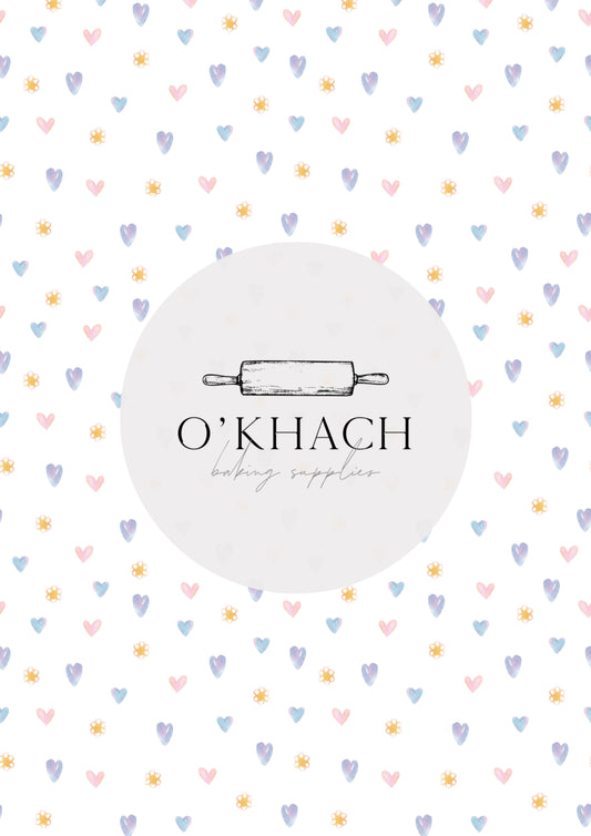 Love Details Pattern No.138 - Edible Image - Premium Edible Image from O'Khach Baking Supplies - Just $16.99! Shop now at O'Khach Baking Supplies