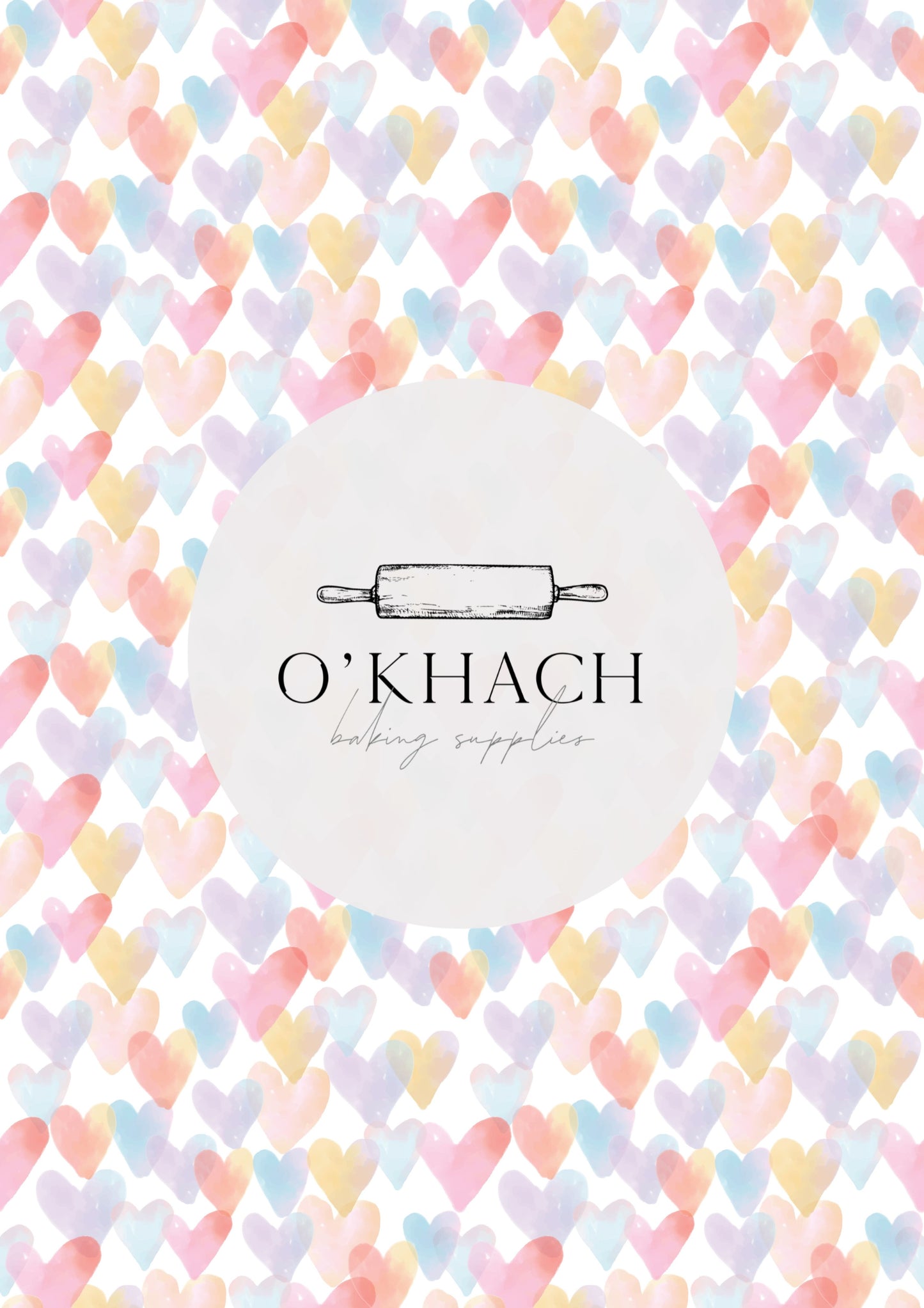 Love Details Pattern No.142 - Edible Image - Premium Edible Image from O'Khach Baking Supplies - Just $16.99! Shop now at O'Khach Baking Supplies