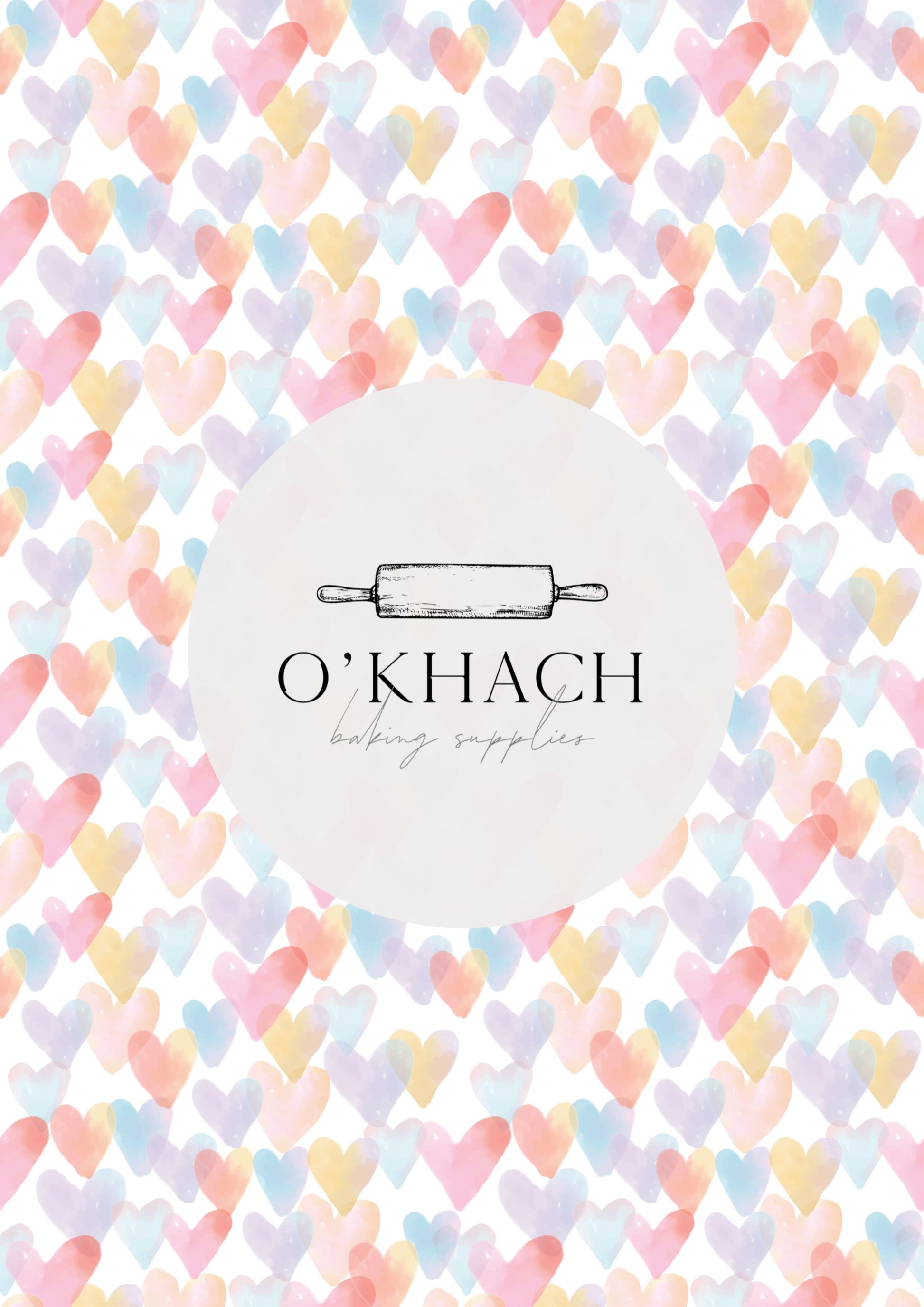 Love Details Pattern No.142 - Edible Image - Premium Edible Image from O'Khach Baking Supplies - Just $16.99! Shop now at O'Khach Baking Supplies