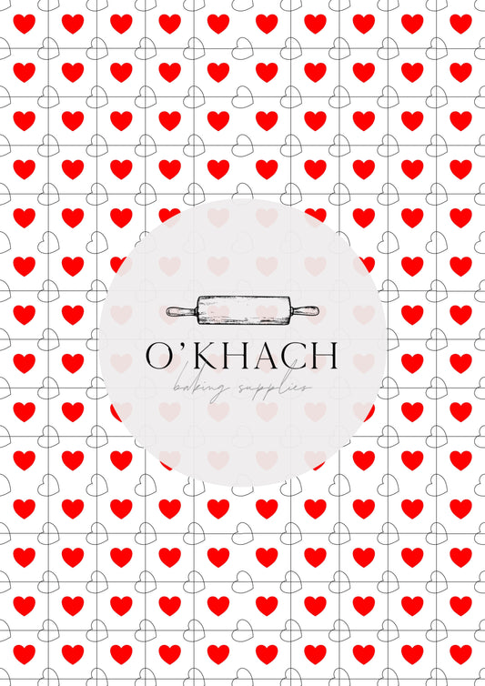 Love Details Pattern No.143 - Edible Image - Premium Edible Image from O'Khach Baking Supplies - Just $16.99! Shop now at O'Khach Baking Supplies