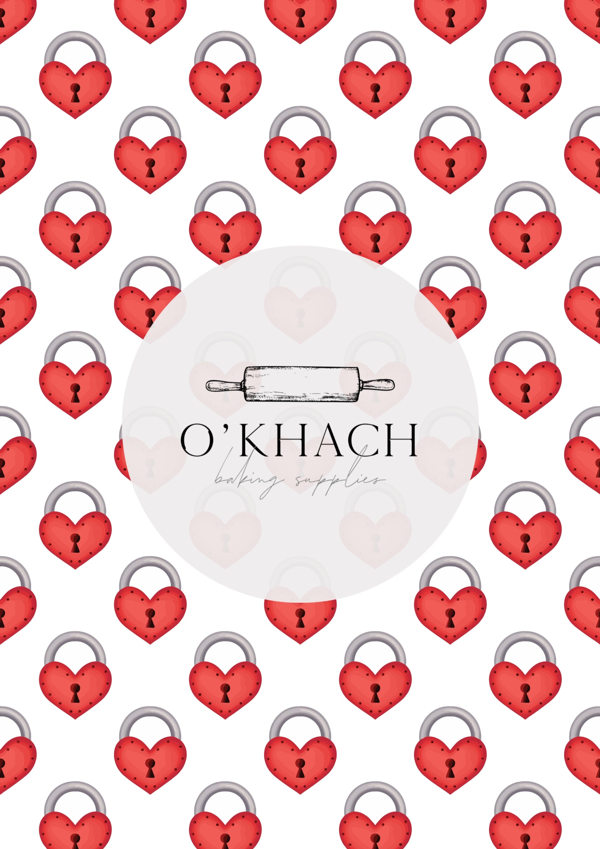 Love Details Pattern No.150 - Edible Image - Premium Edible Image from O'Khach Baking Supplies - Just $16.99! Shop now at O'Khach Baking Supplies