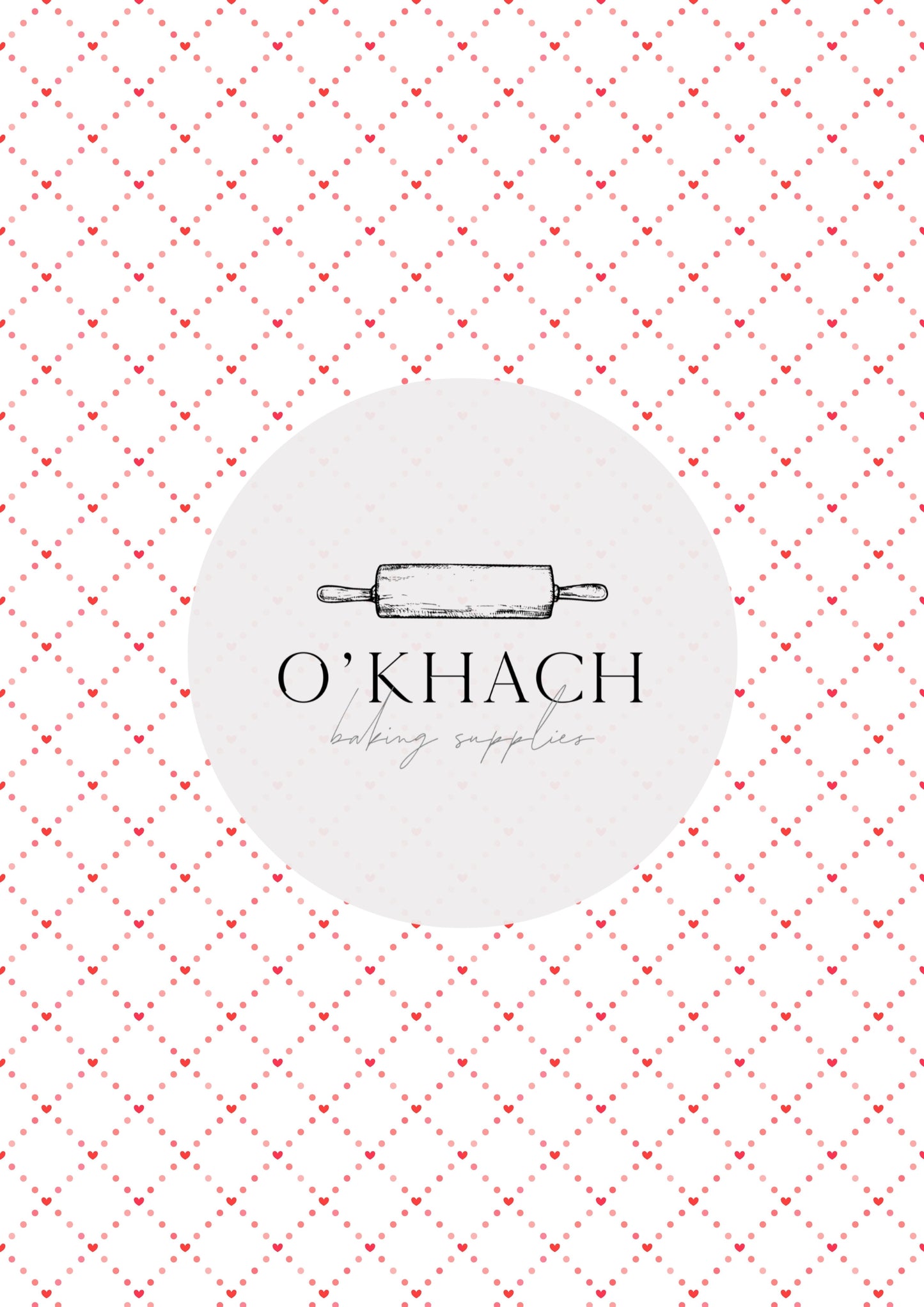 Love Details Pattern No.152 - Edible Image - Premium Edible Image from O'Khach Baking Supplies - Just $16.99! Shop now at O'Khach Baking Supplies