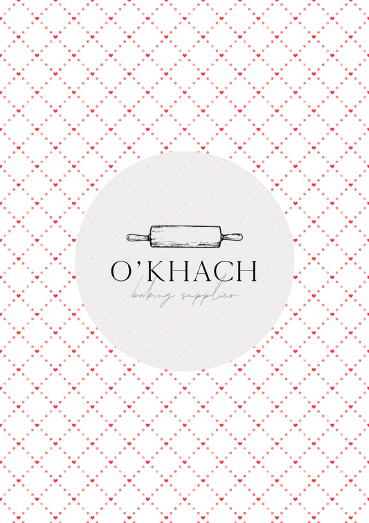 Love Details Pattern No.152 - Edible Image - Premium Edible Image from O'Khach Baking Supplies - Just $16.99! Shop now at O'Khach Baking Supplies