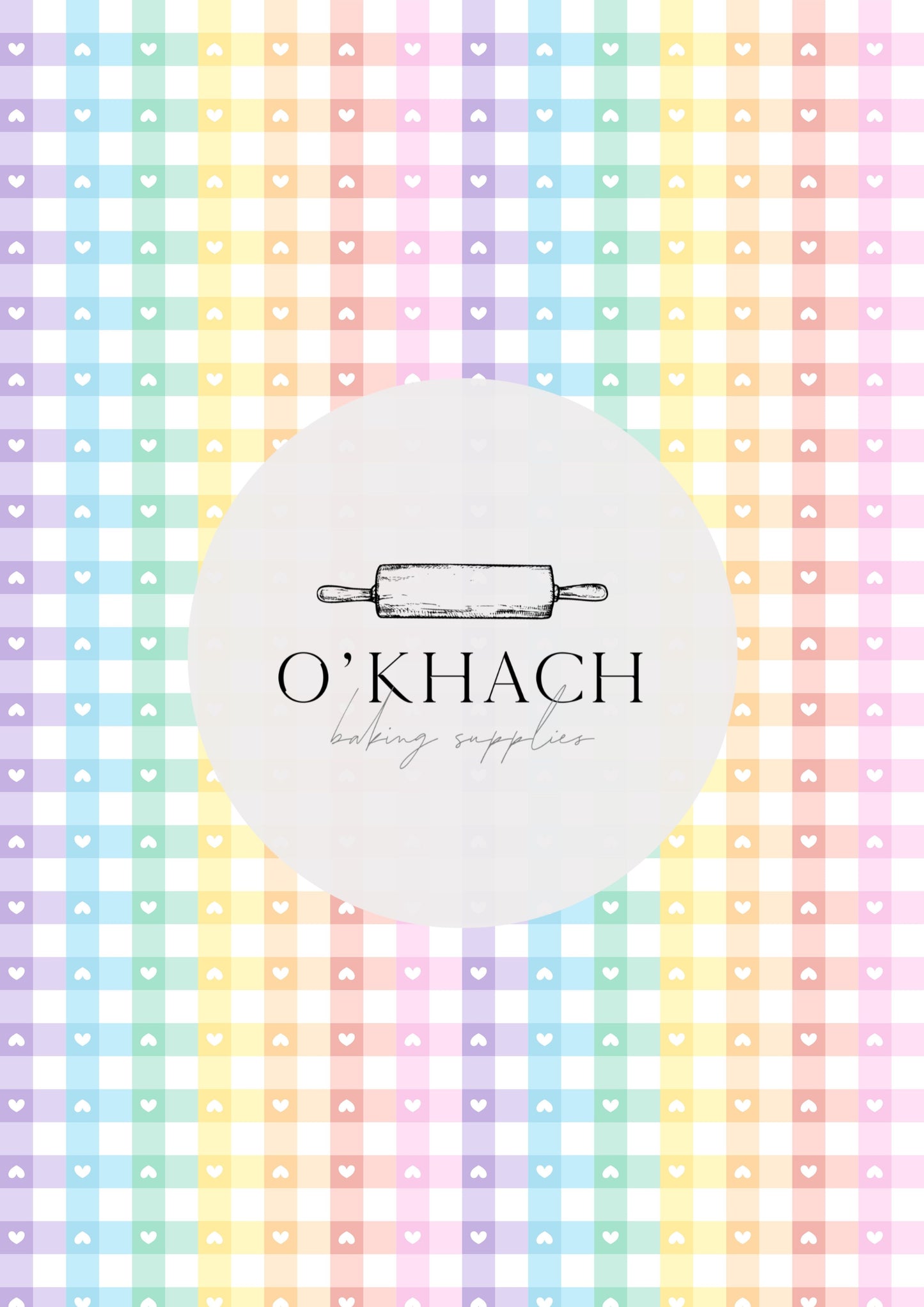 Love Details Pattern No.153 - Edible Image - Premium Edible Image from O'Khach Baking Supplies - Just $16.99! Shop now at O'Khach Baking Supplies