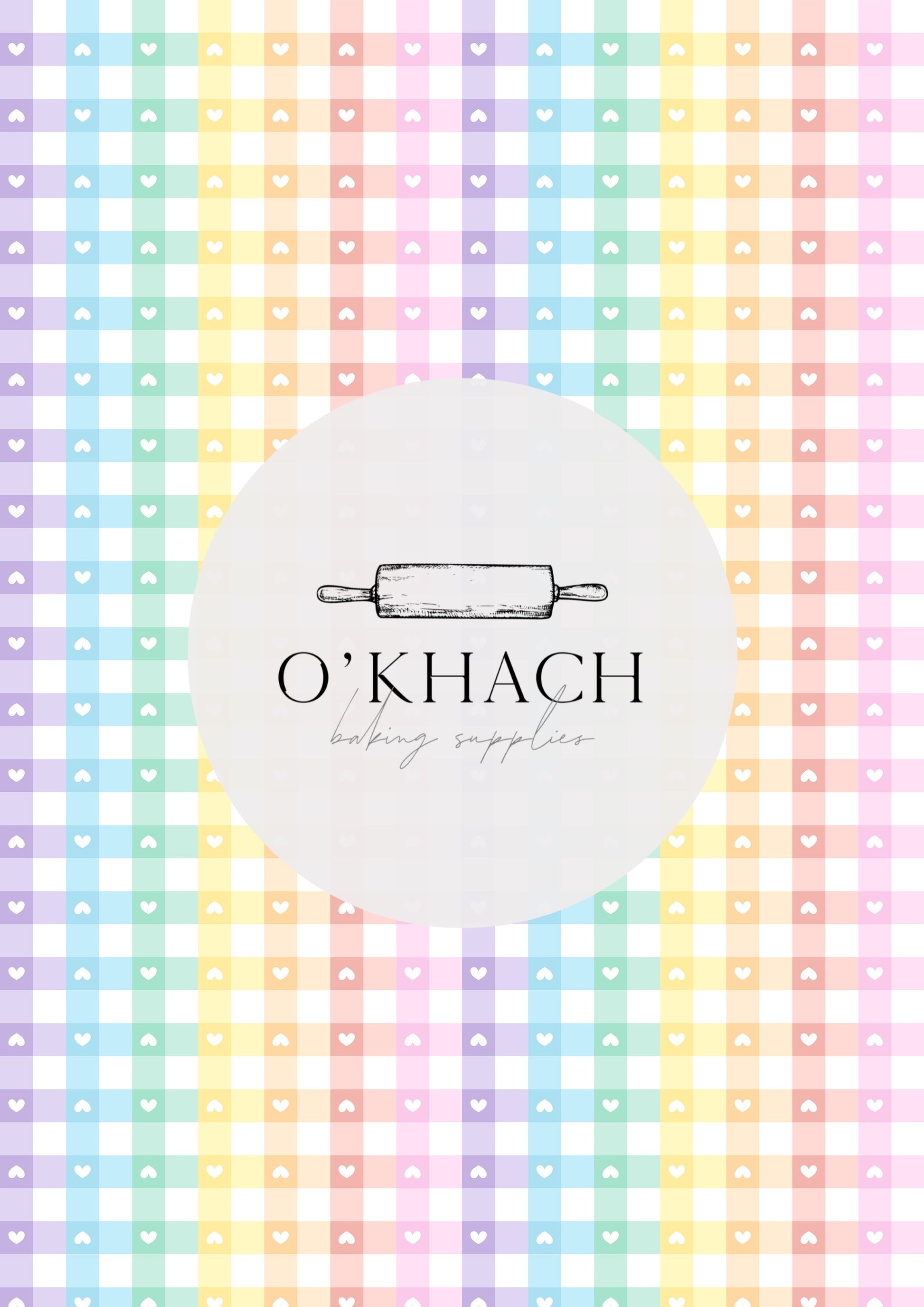 Love Details Pattern No.153 - Edible Image - Premium Edible Image from O'Khach Baking Supplies - Just $16.99! Shop now at O'Khach Baking Supplies