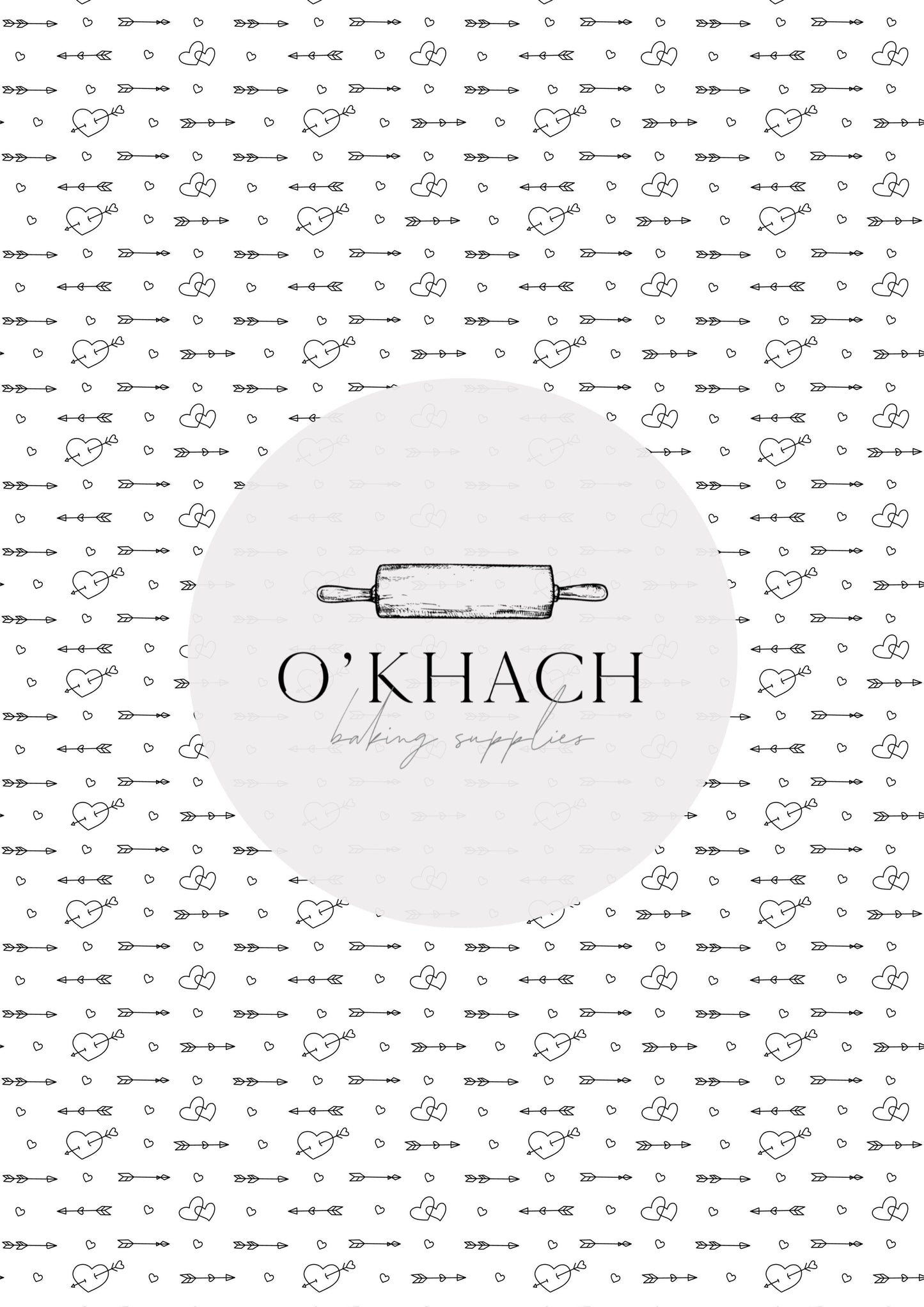 Love Details Pattern No.155 - Edible Image - Premium Edible Image from O'Khach Baking Supplies - Just $16.99! Shop now at O'Khach Baking Supplies